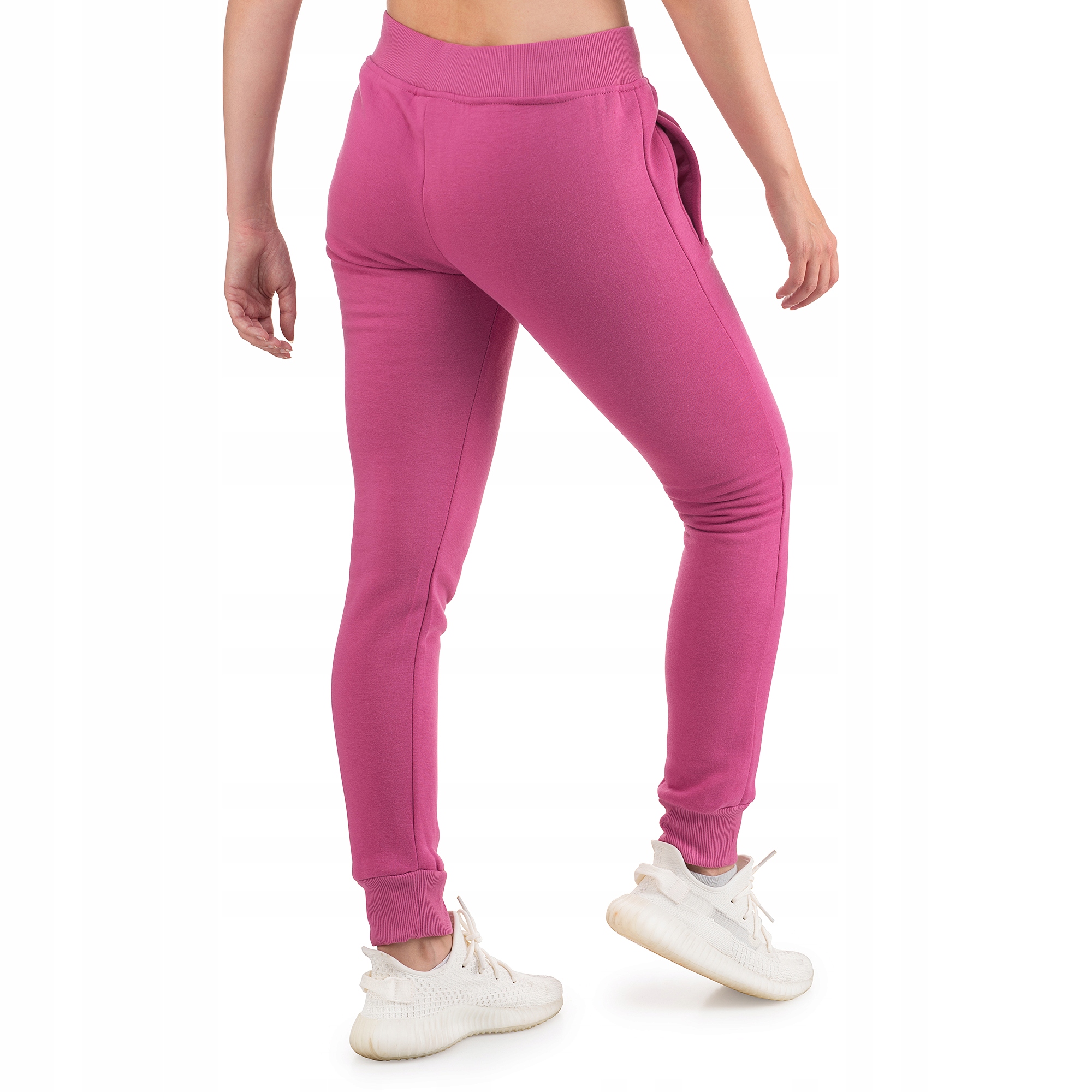 CK01 roz. S DAMSKIE SPODNIE DRESOWE GŁADKIE Materiał dominujący bawełna