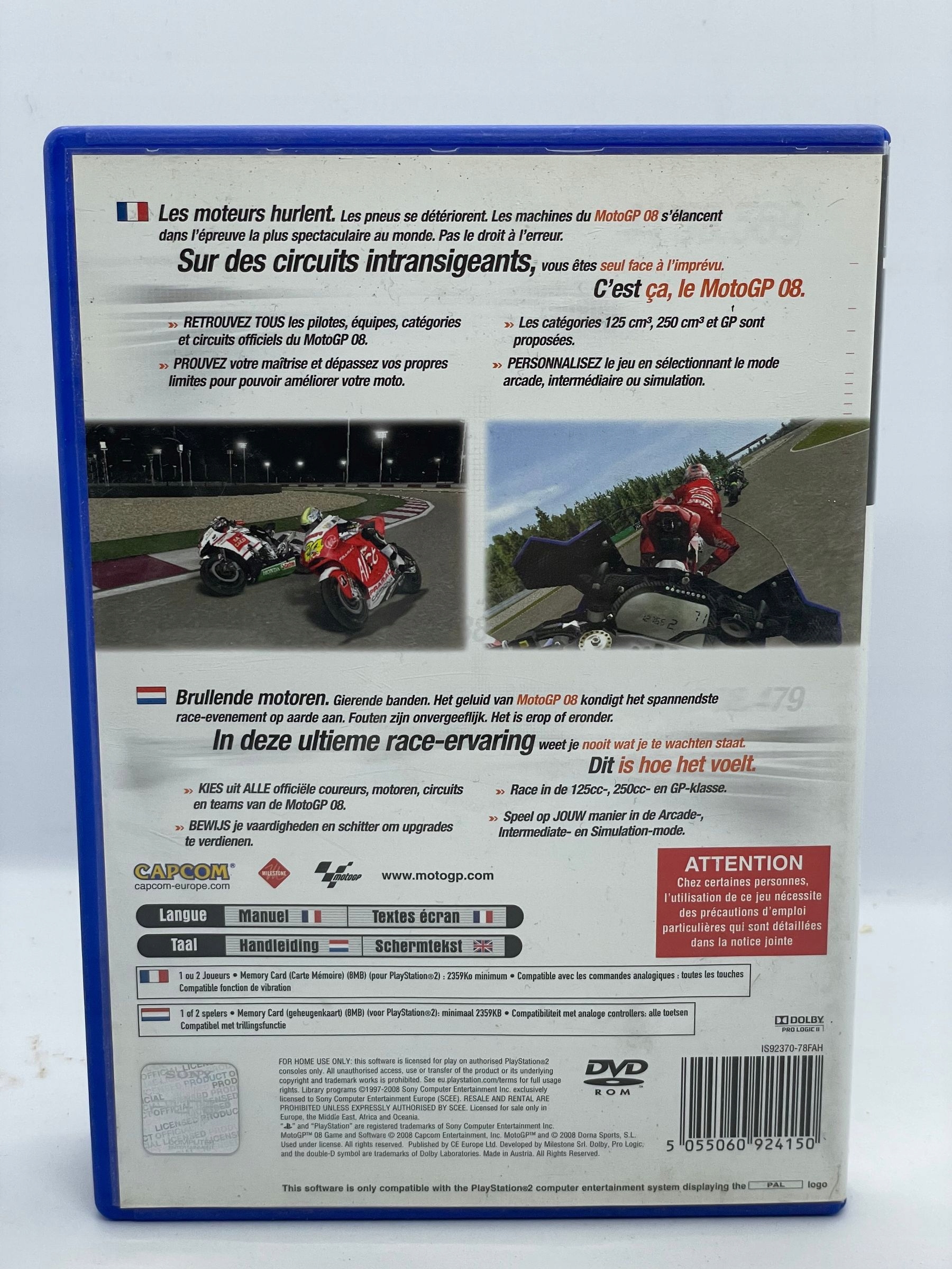 Gra MotoGP 08 PS2 Tematyka wyścigi