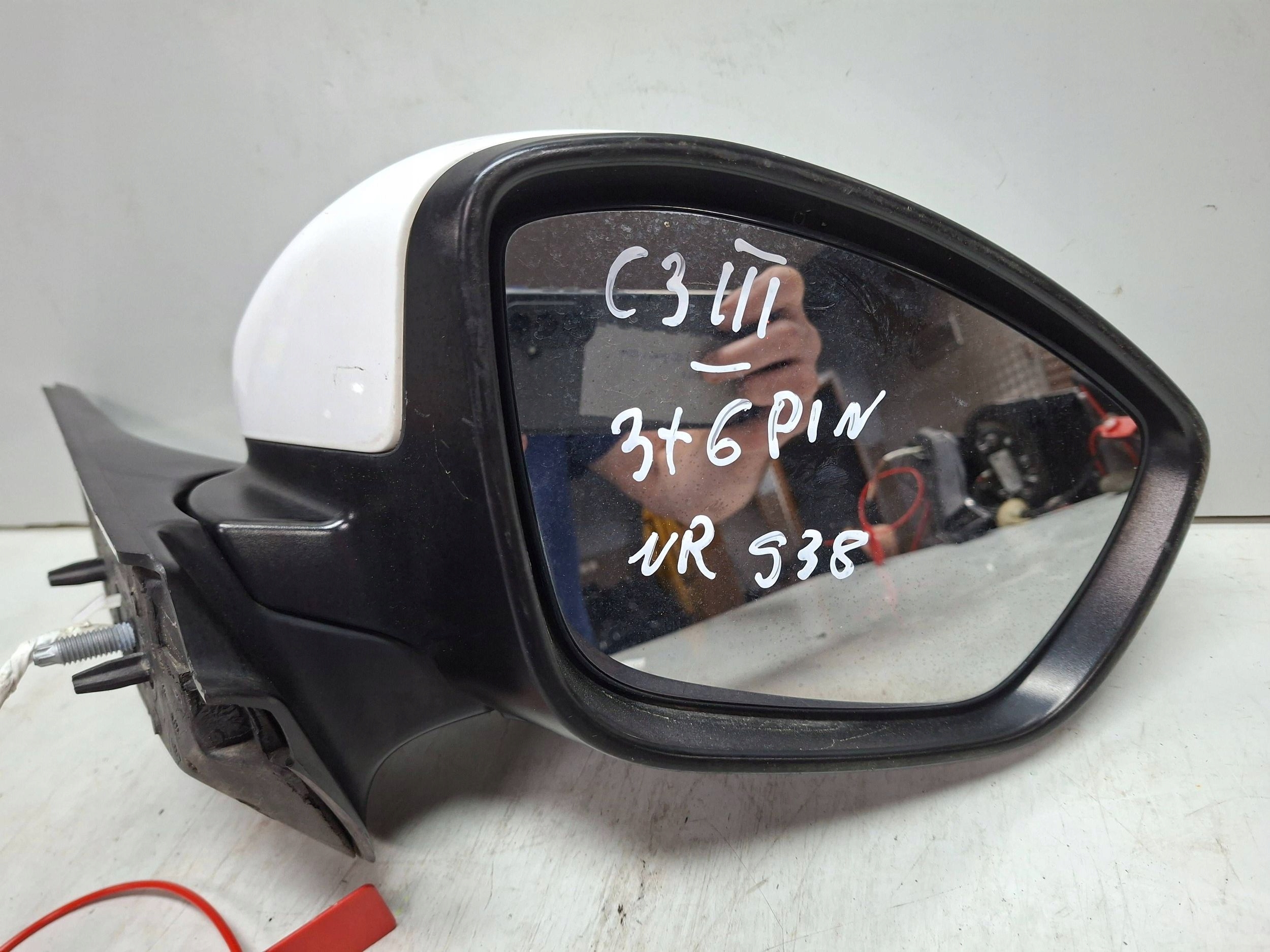 mirror exterior right 9 PIN CITROEN C3 III 2016