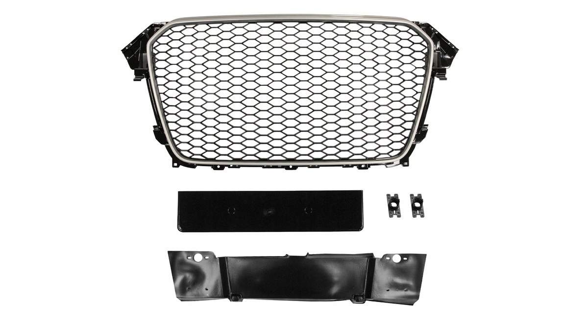 Gril Audi A4 B8 RS-Style Chrome-Black Pdc