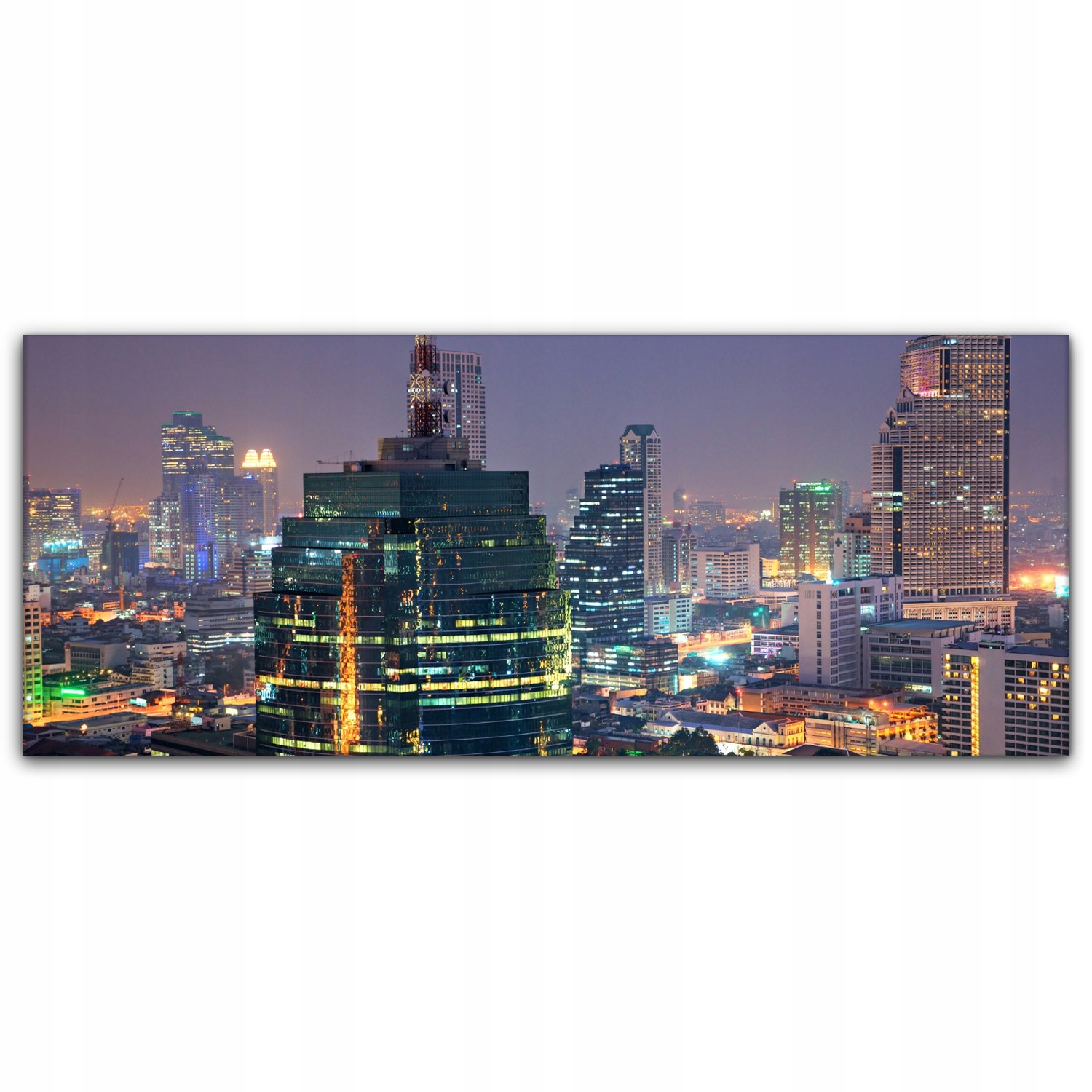 

Obraz Canvas dekoracja 125x50 Noc Bangkok Miasto