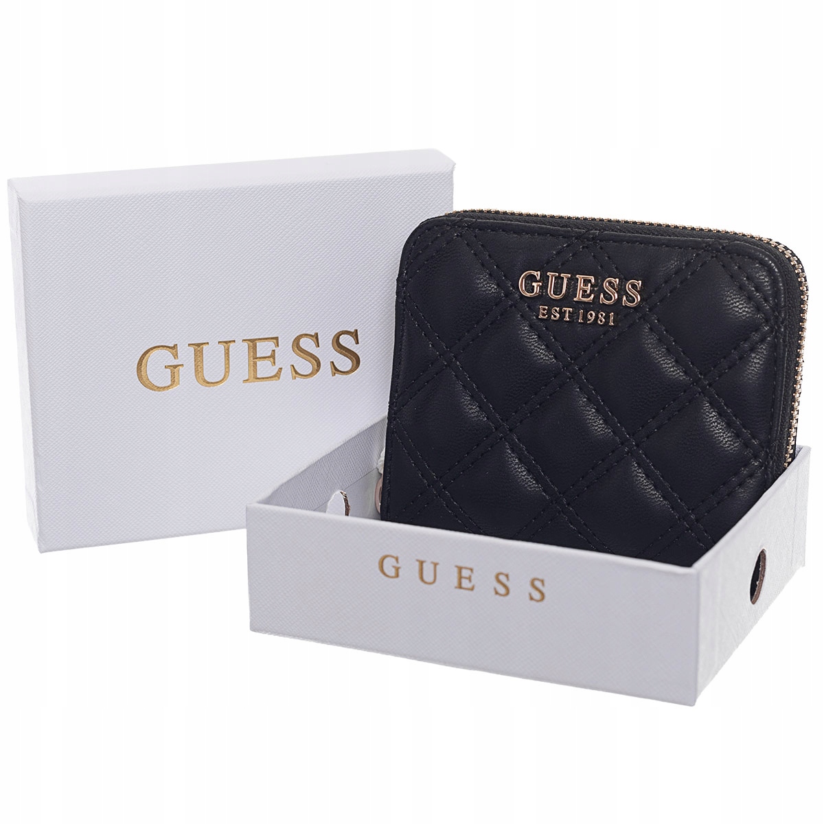 Guess Dámská Peněženka Giully Slg Small Zip Černá