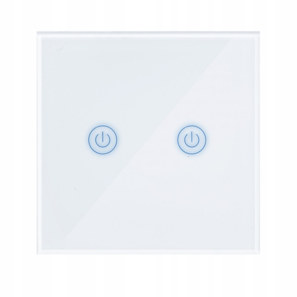 Smart Vypínač Světla Zigbee 3.0 dvojitý bílý Art oem