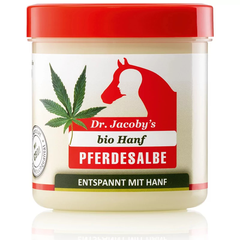 Maść końska z Ekstraktem z Konopi, Dr. Jacoby's Pferdesalbe, 200ml