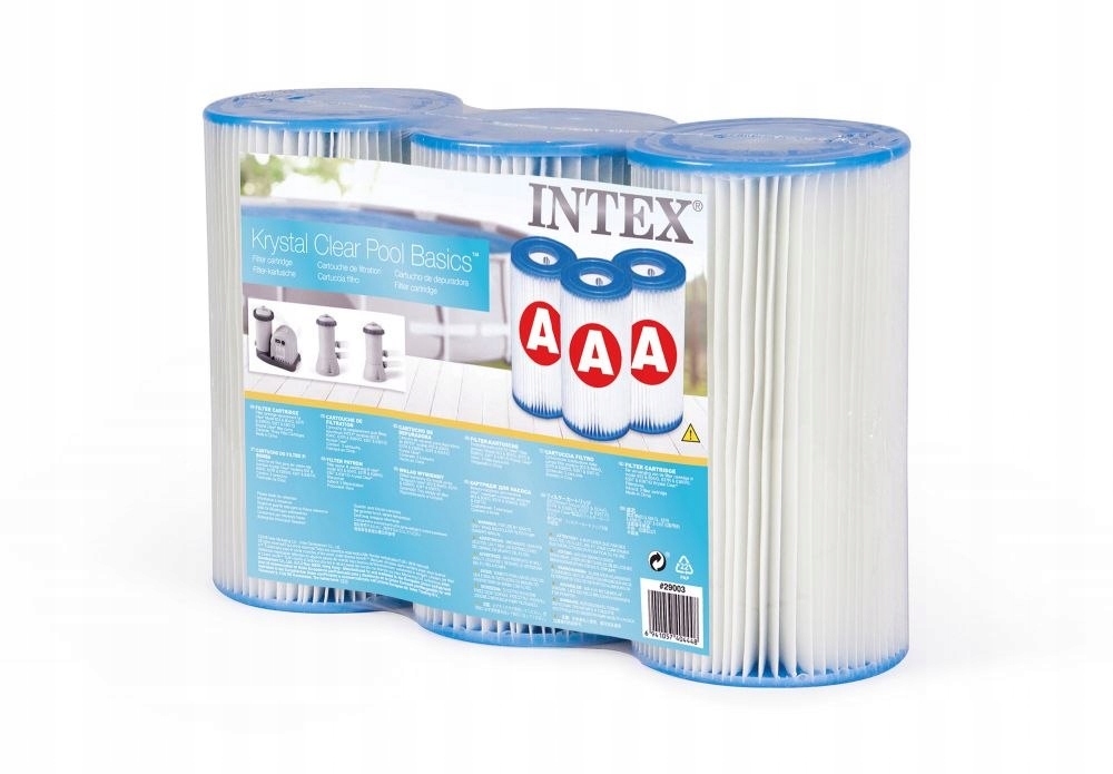 Filtr filtry typ A - do pompy basenu intex 29000 - 3 sztuki