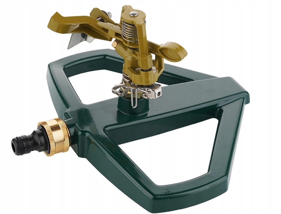 ZRASZACZ OGRODOWY ZRASZACZ PULSACYJNY OBROTOWY 360° METALOWY