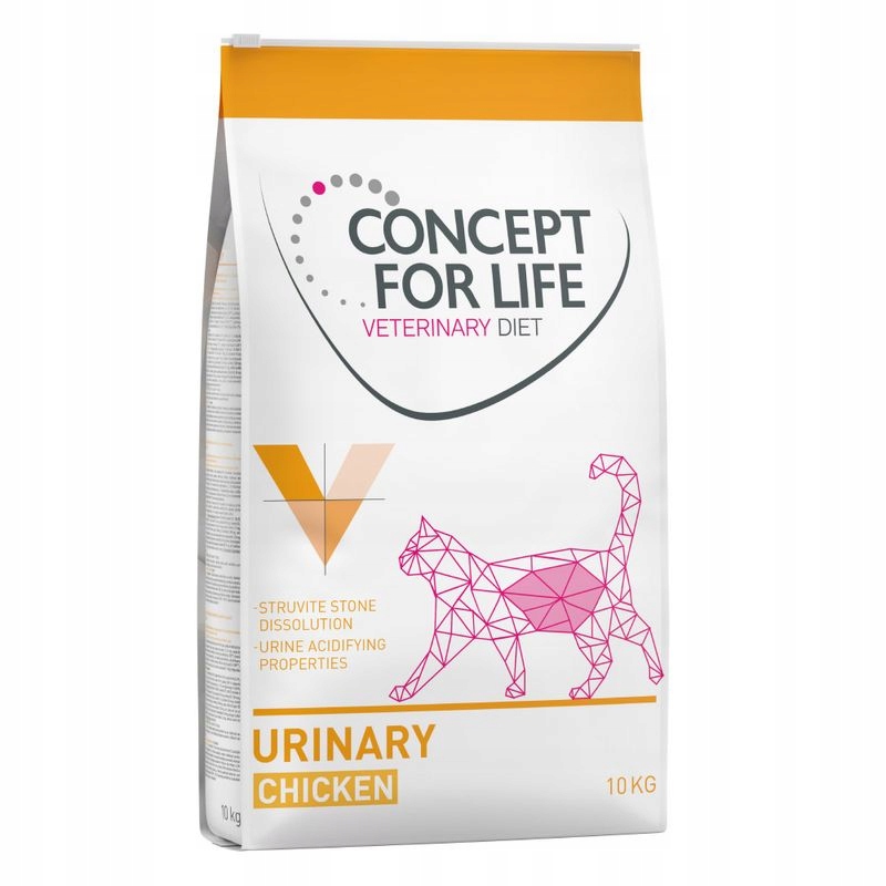 Levně Concept for Life Veterinary Diet Urinary pro kočky, kuře 10 kg