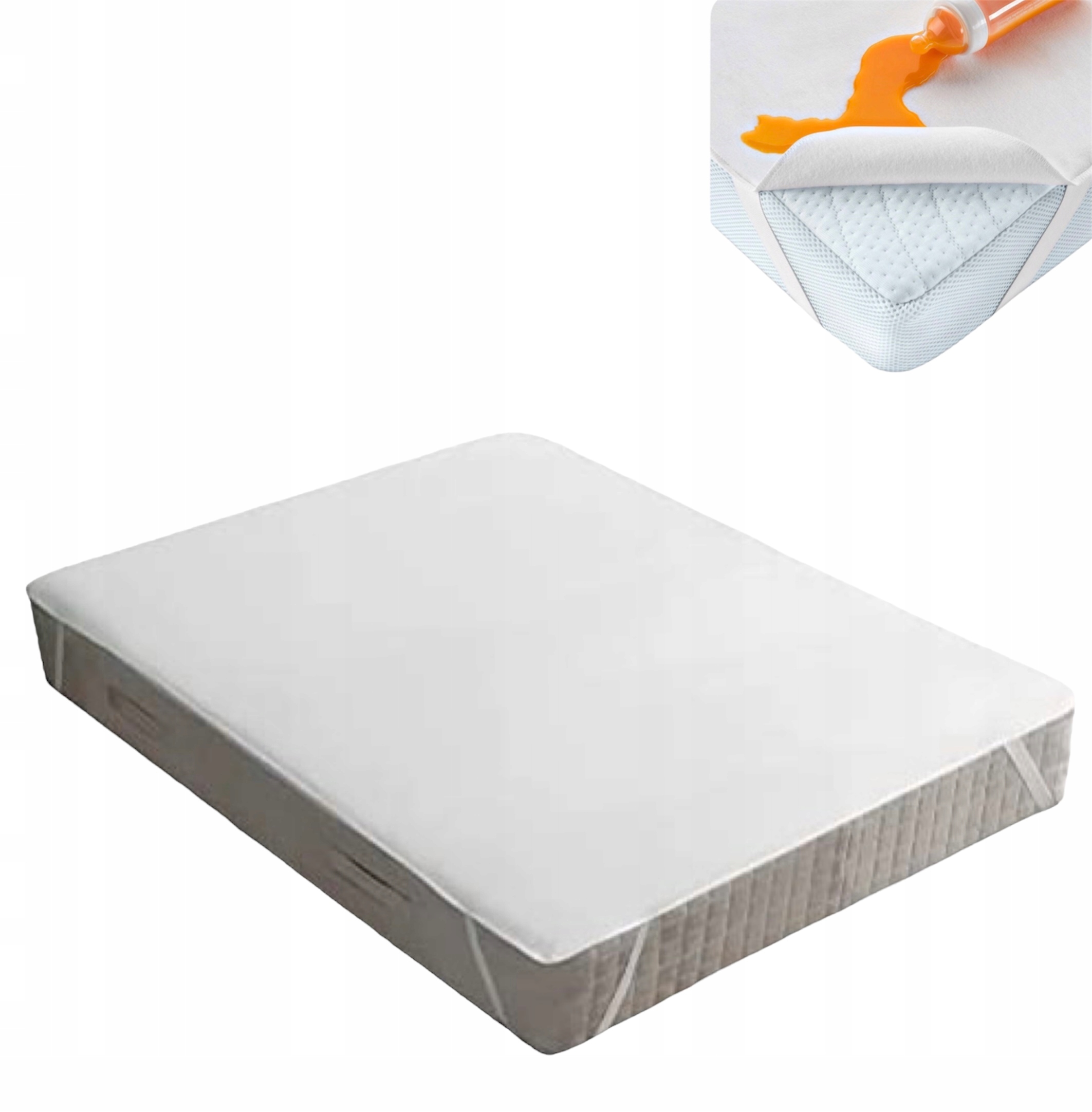 OCHRANIACZ NA MATERAC WODOODPORNY 120x200 ŁÓŻKO