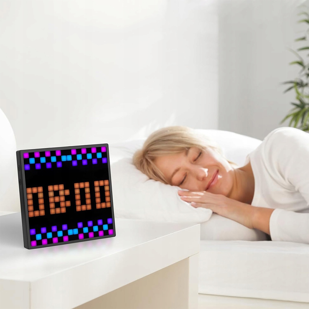 WYŚWIETLACZ LED PIXEL ART Z KONTROLĄ APLIKACJI AKCESORIA DO POKOJU GIER Napięcie 5 V