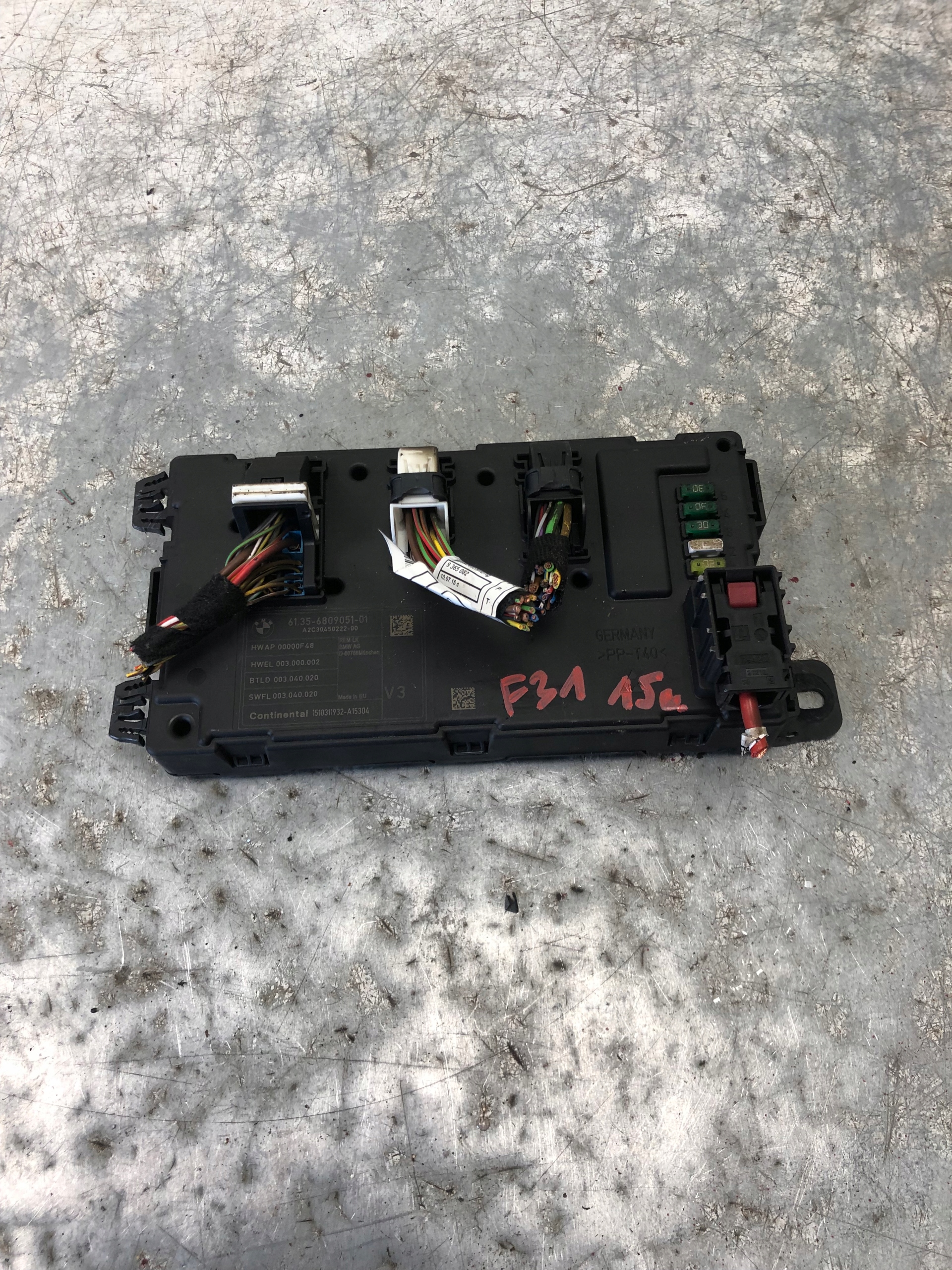 module control unit REM BMW F31 6809051