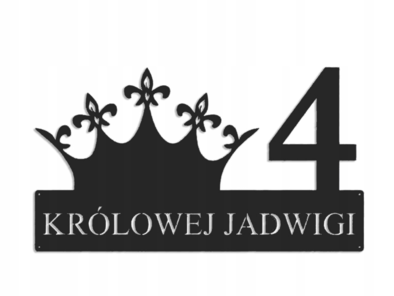 Číslo Na Dom 48 cm Tabuľa Adresa Ocel 2 mm Grafika 5372