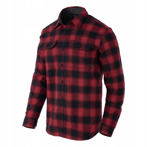 Helikon Košile GreyMan Shirt Coral Crimson Checkered vel. XXL