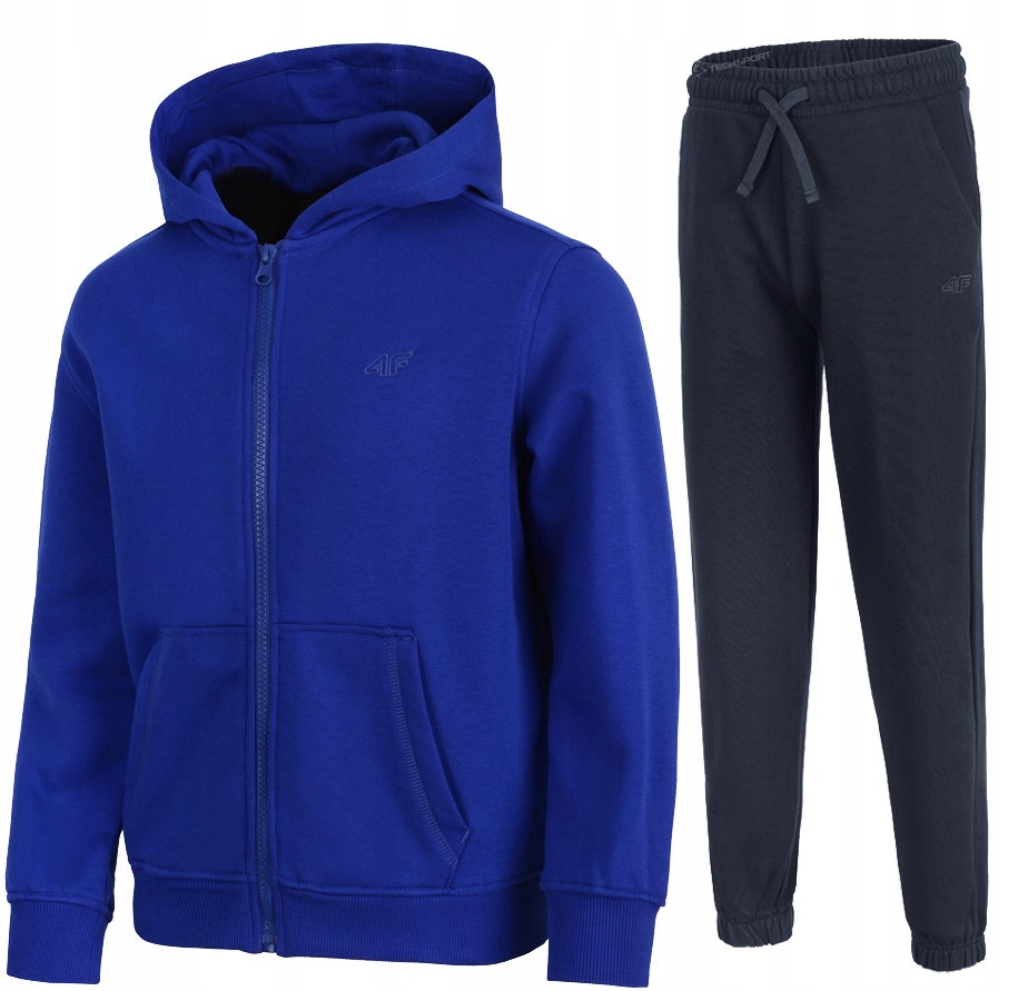 4F Chłopięcy Dres Komplet Bluza Rozpinana Spodnie rozm 158