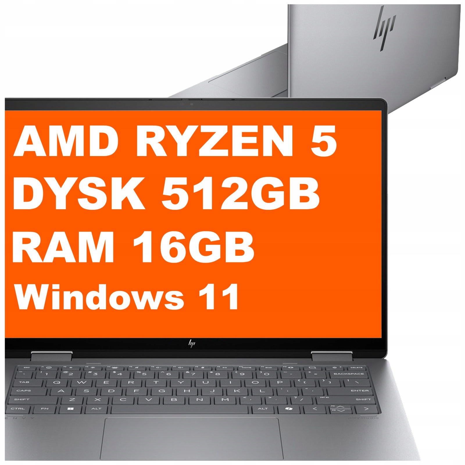 Hp Envy x360 2v1 14-fa Ryzen 5 16GB 512GB Amd Radeon Wuxga Dotykový Win 11