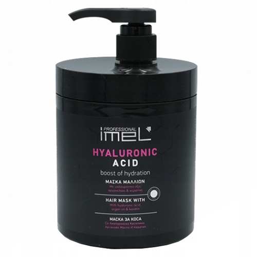 Imel Hyaluronic Acid Maska Pro Poškozené Vlasy Kyselina Hyaluronová 1000 ML