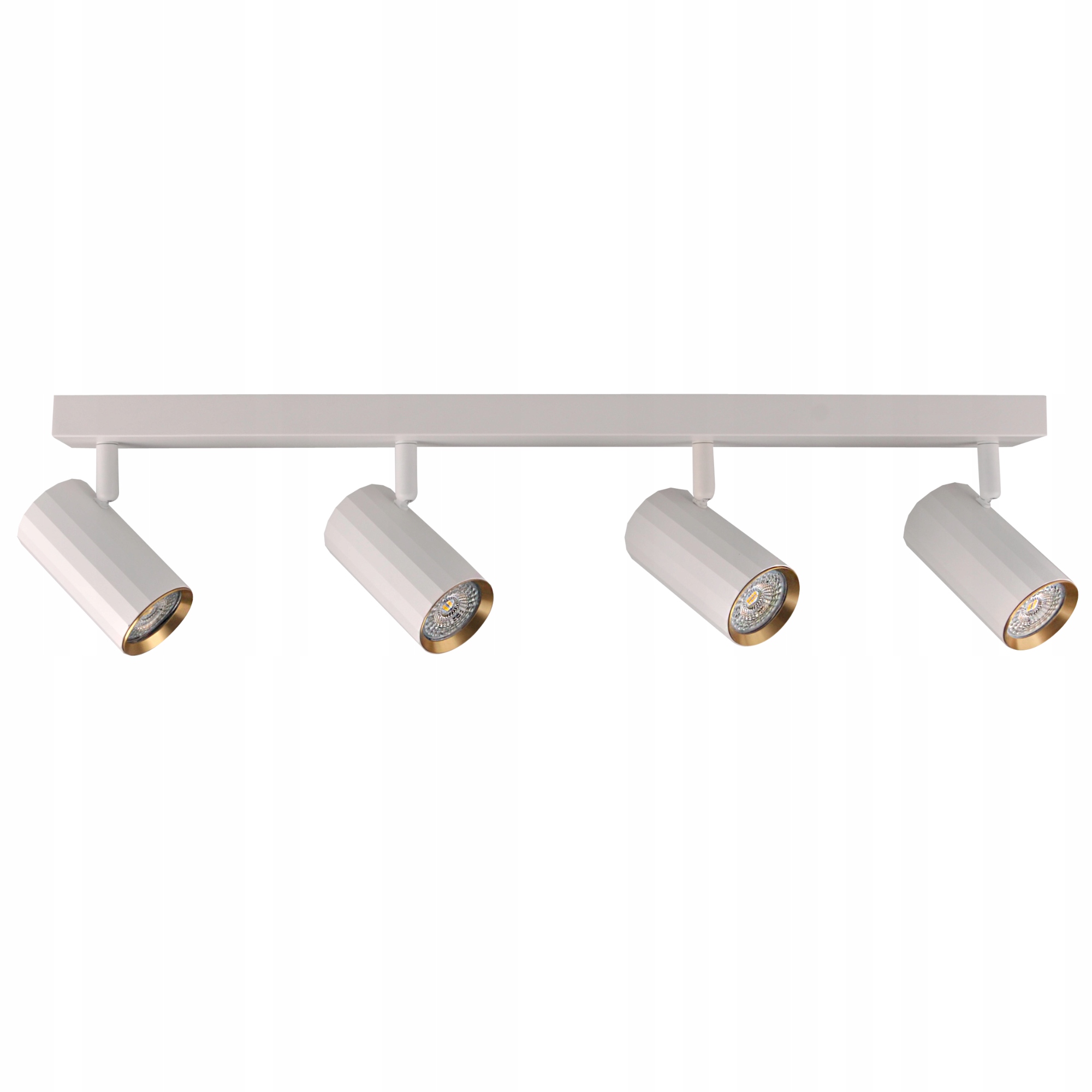 Stropní Svítidlo Nástěnné svítidlo Reflektor 4x GU10 Bílá Zlatá Nicea Goldlux