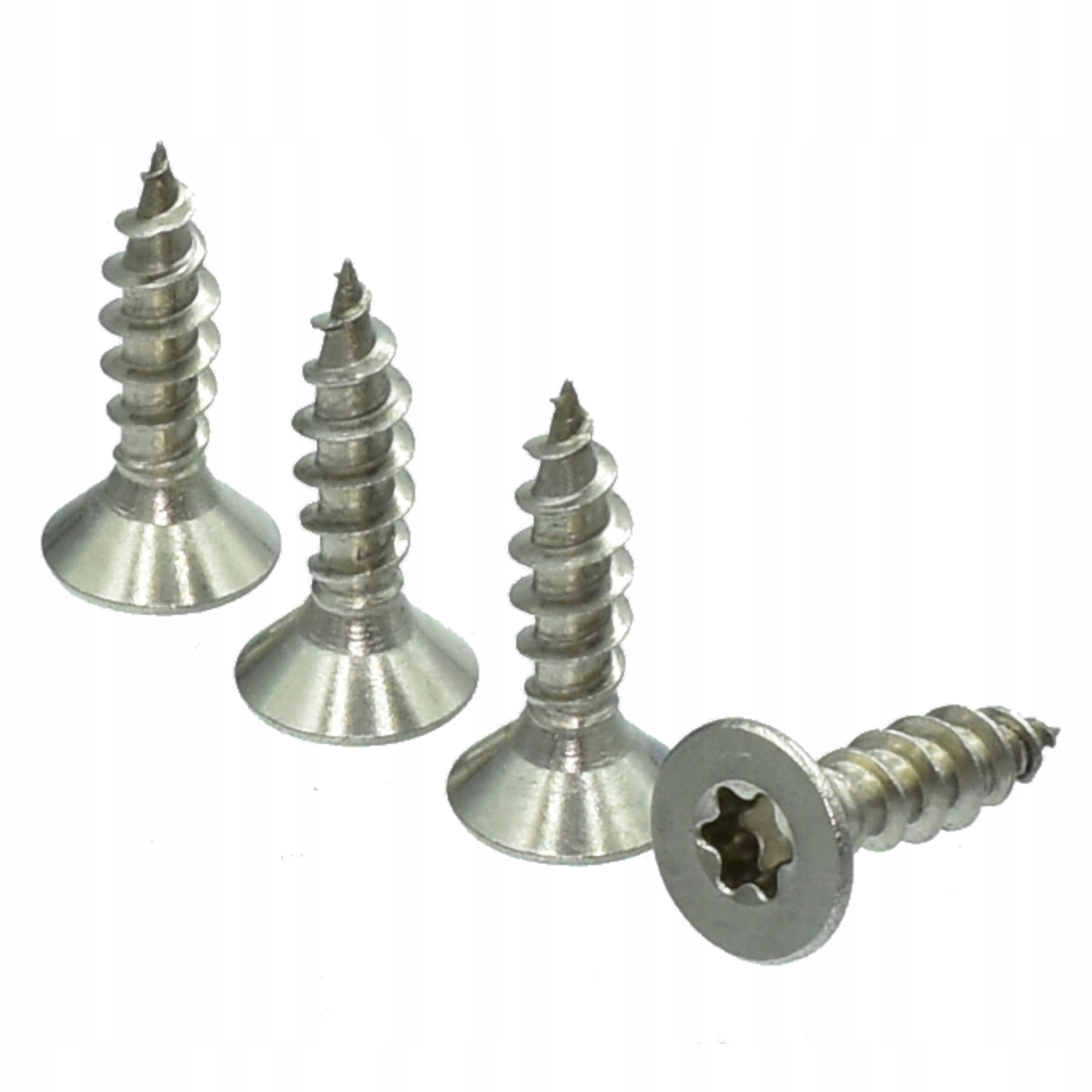 4x20 wkręt do drewna stożek TORX nierdzewny A2 100szt EAN (GTIN) 4043377172501