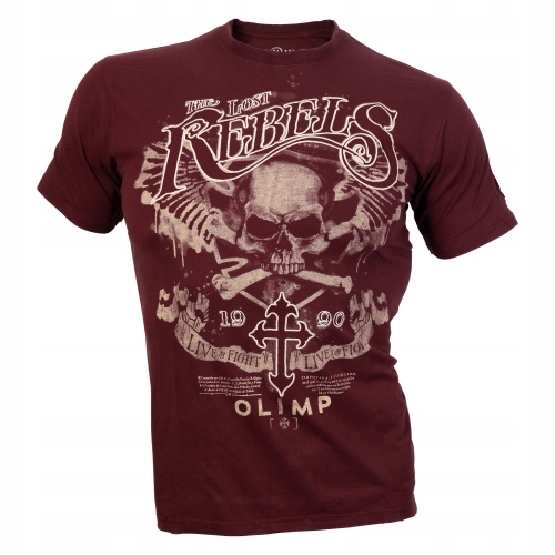 

Olimp Men's Tee Lost Rebels burgundy M
