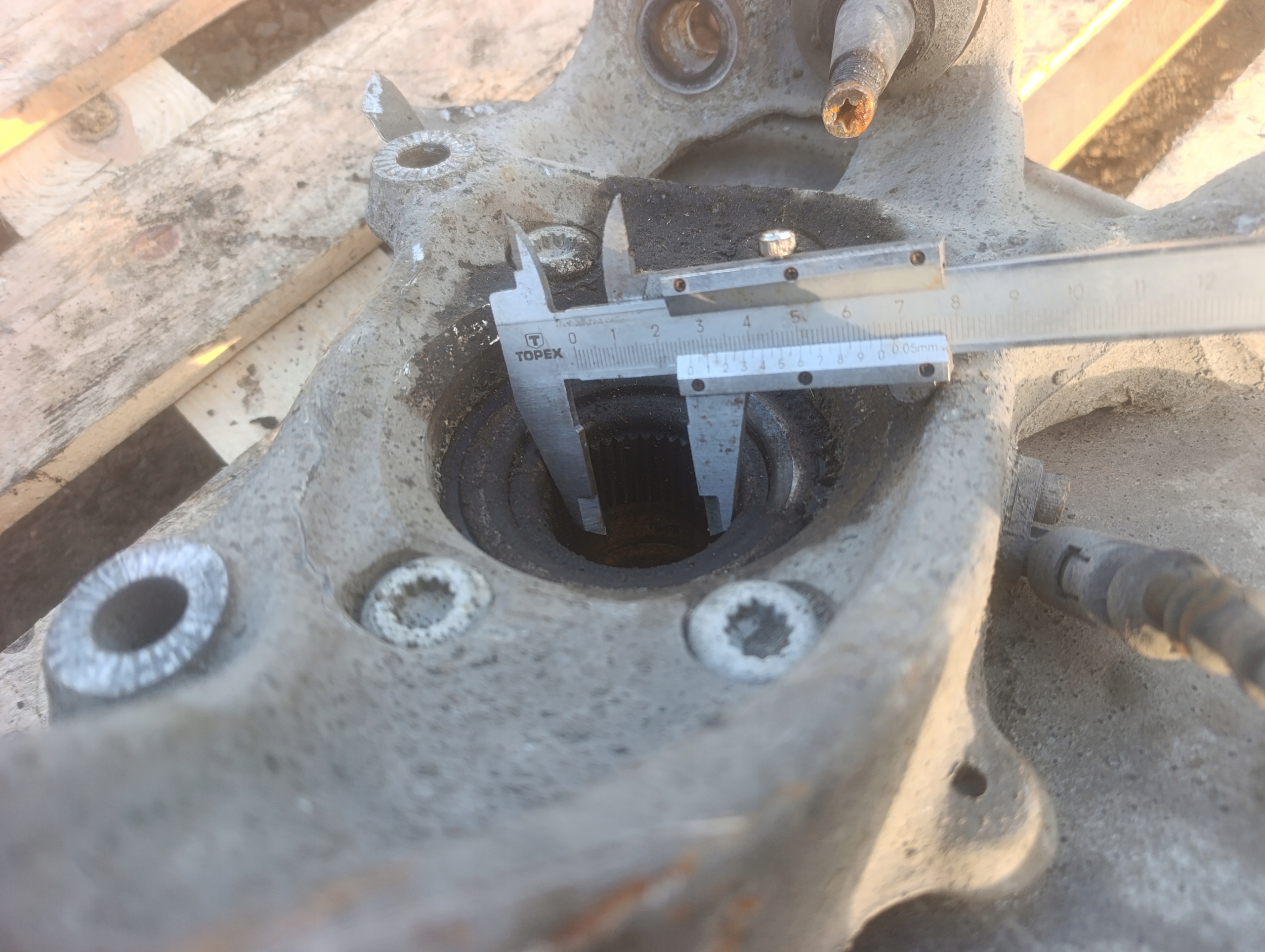 swing z of the pivot right front right front Audi A5 8T