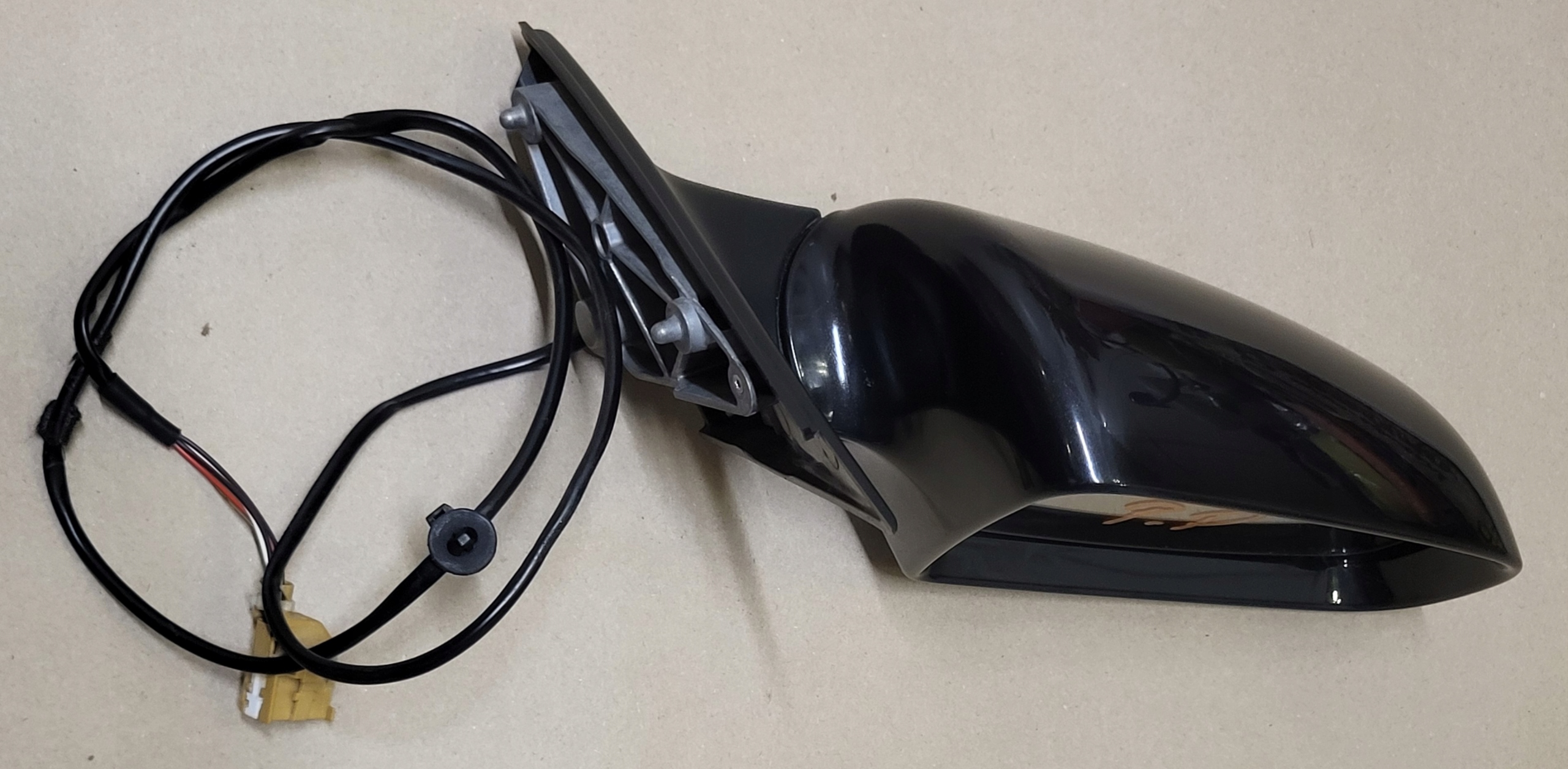 mirror exterior complete right 5pin black, LZ9Y AUDI A4 B7 8E OE EUROP
