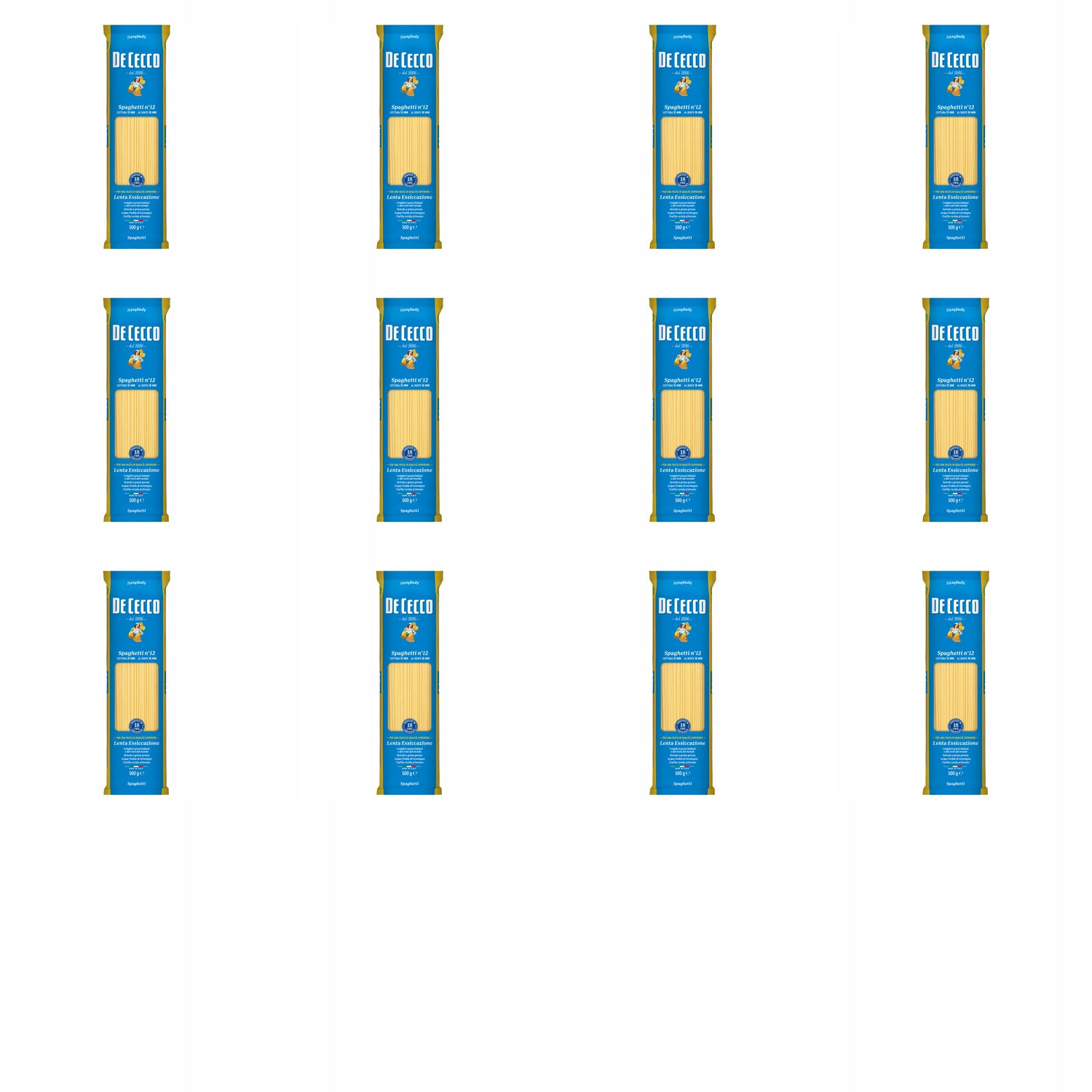 Levně 12 x 500 g De Cecco těstoviny spagh.n12