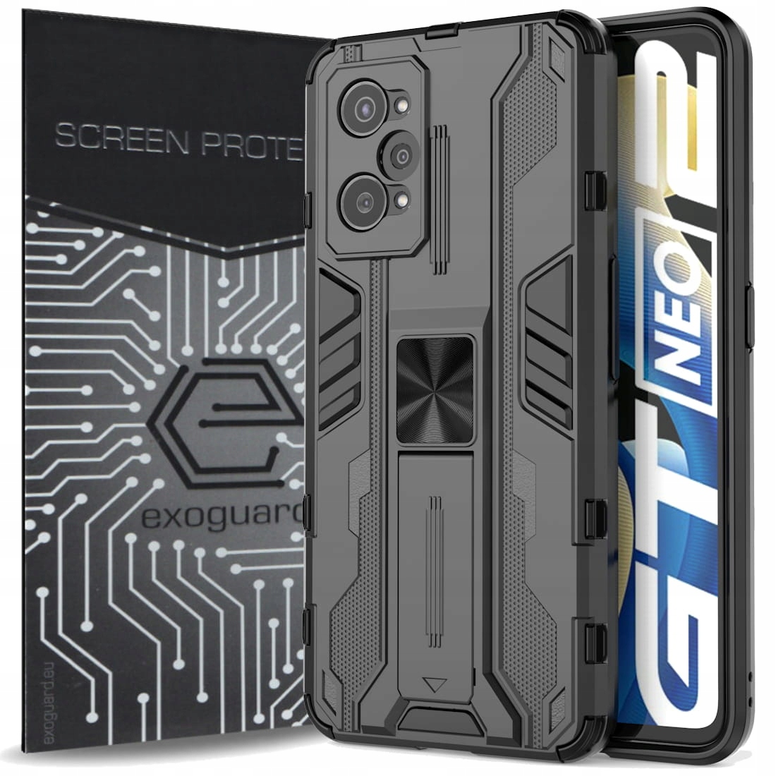 

Obudowa Etui Pancerne+szkło do Realme Gt Neo 2 5G