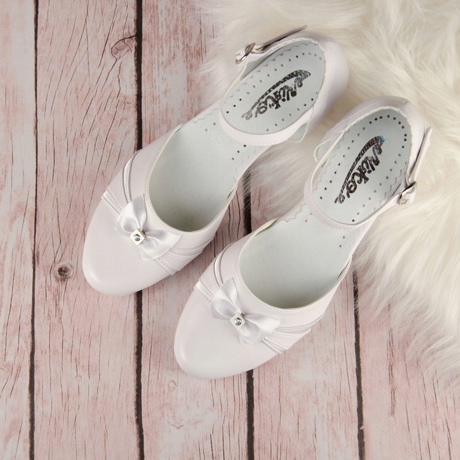 Buty komunijne dziewczęce KBD-702 - Rozmiar: 34 - Marka Miko