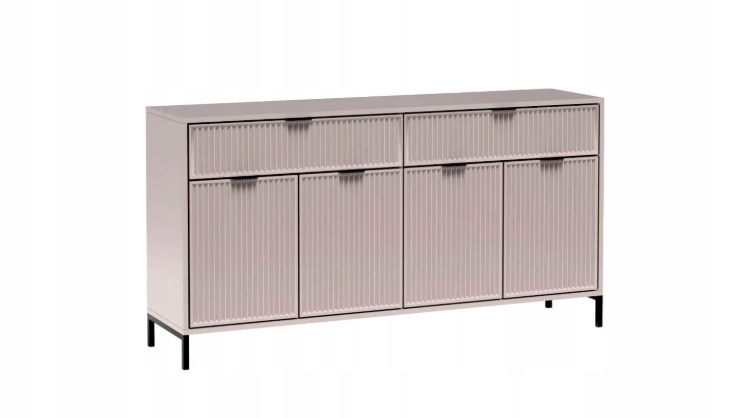 Stylová moderní velká komoda Malaga LS-1 do obývacího pokoje a ložnice na nožičkách