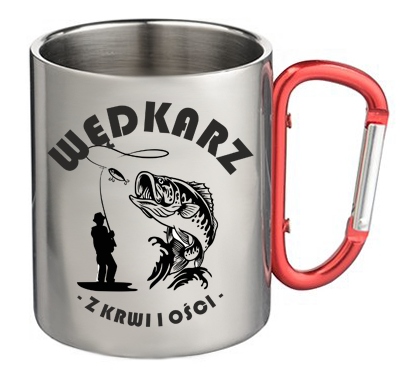

Metalowy Kubek Wędkarza Wędkarz Z Krwi I Kości