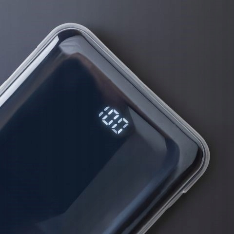 POWERBANK 20000mAh 2,1A ŁADOWARKA USB POWER BANK SZYBKI MOCNY + LATARKA LED Złącza microUSB USB typ A USB typ C