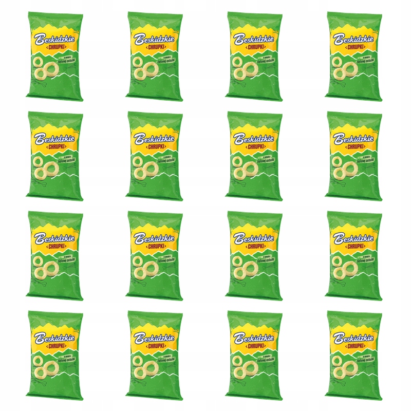 Beskidzkie Chrupki o smaku zielonej cebulki 85g X16