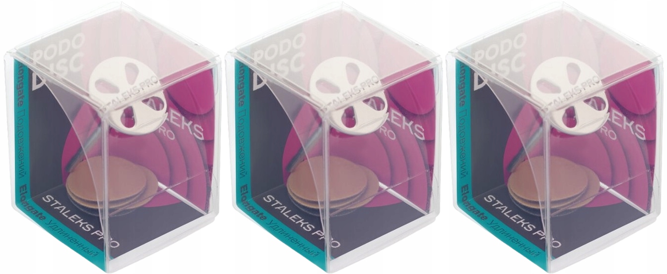 3 x Staleks Prodloužený disk Pododisc S Sada jednorázových pilníků 5 ks