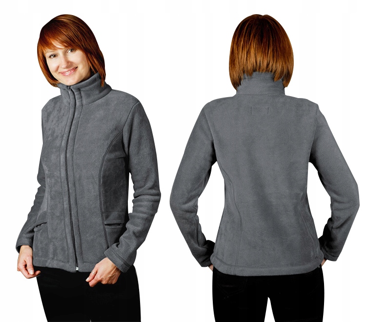 

Bluza Polarowa Damska Ciepła Polar MAX02 M szara
