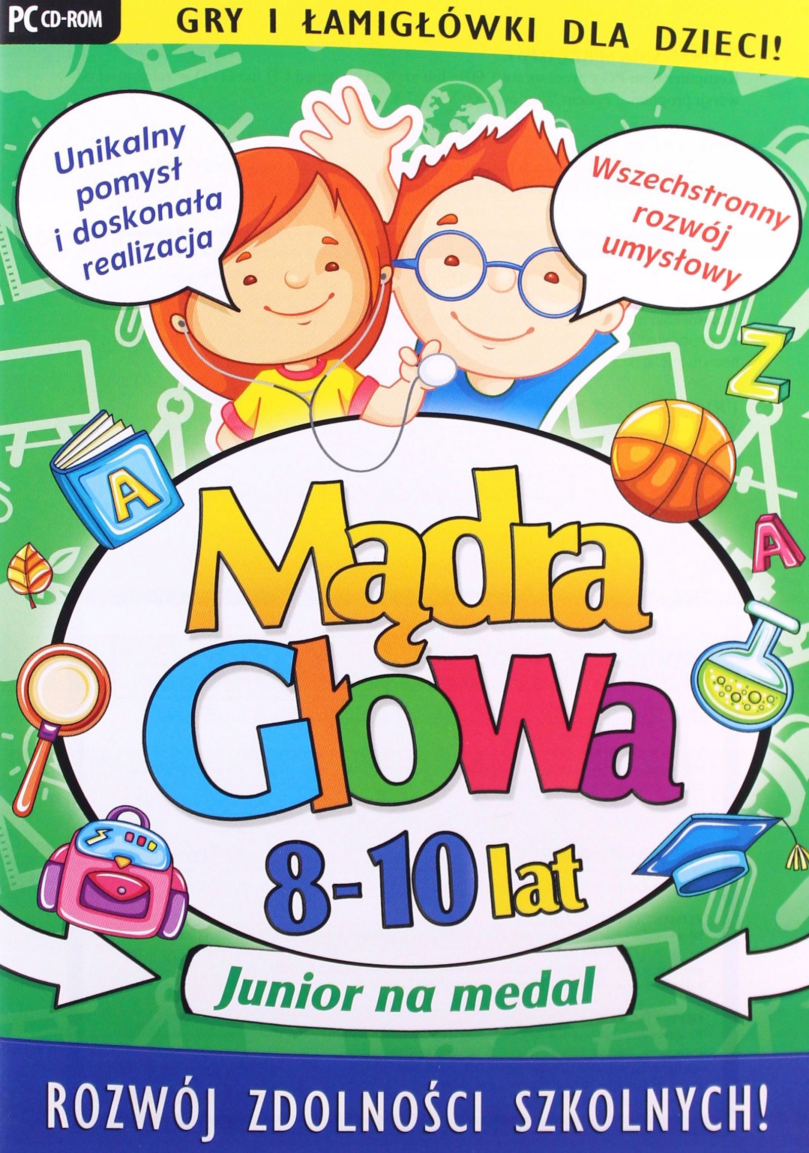 MĄDRA GŁOWA (8-10 LAT) JUNIOR NA MEDAL [GRA PC]