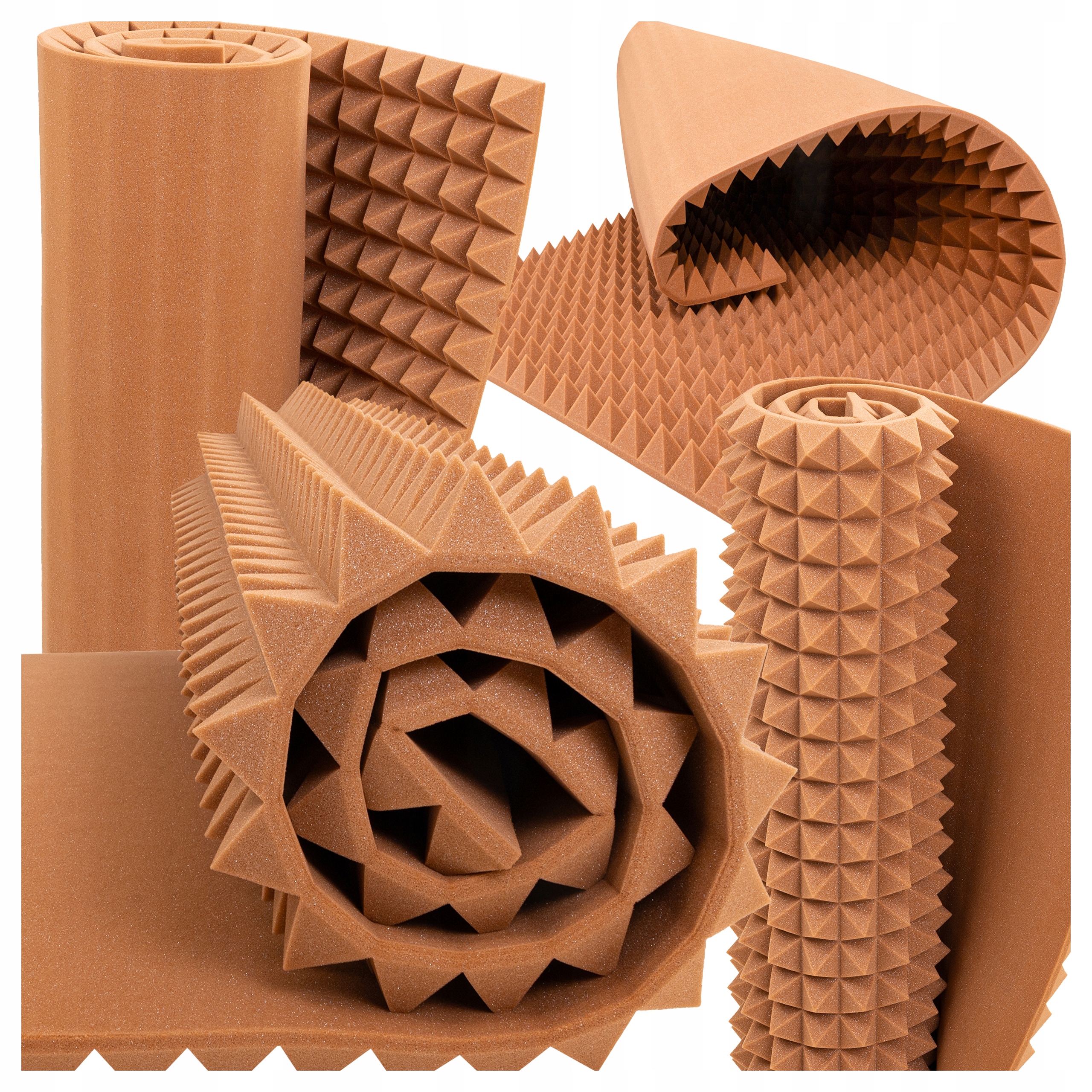 Akustický panel měkká houbička absorbující ozvěnu do dětského pokoje, dekor 5 cm