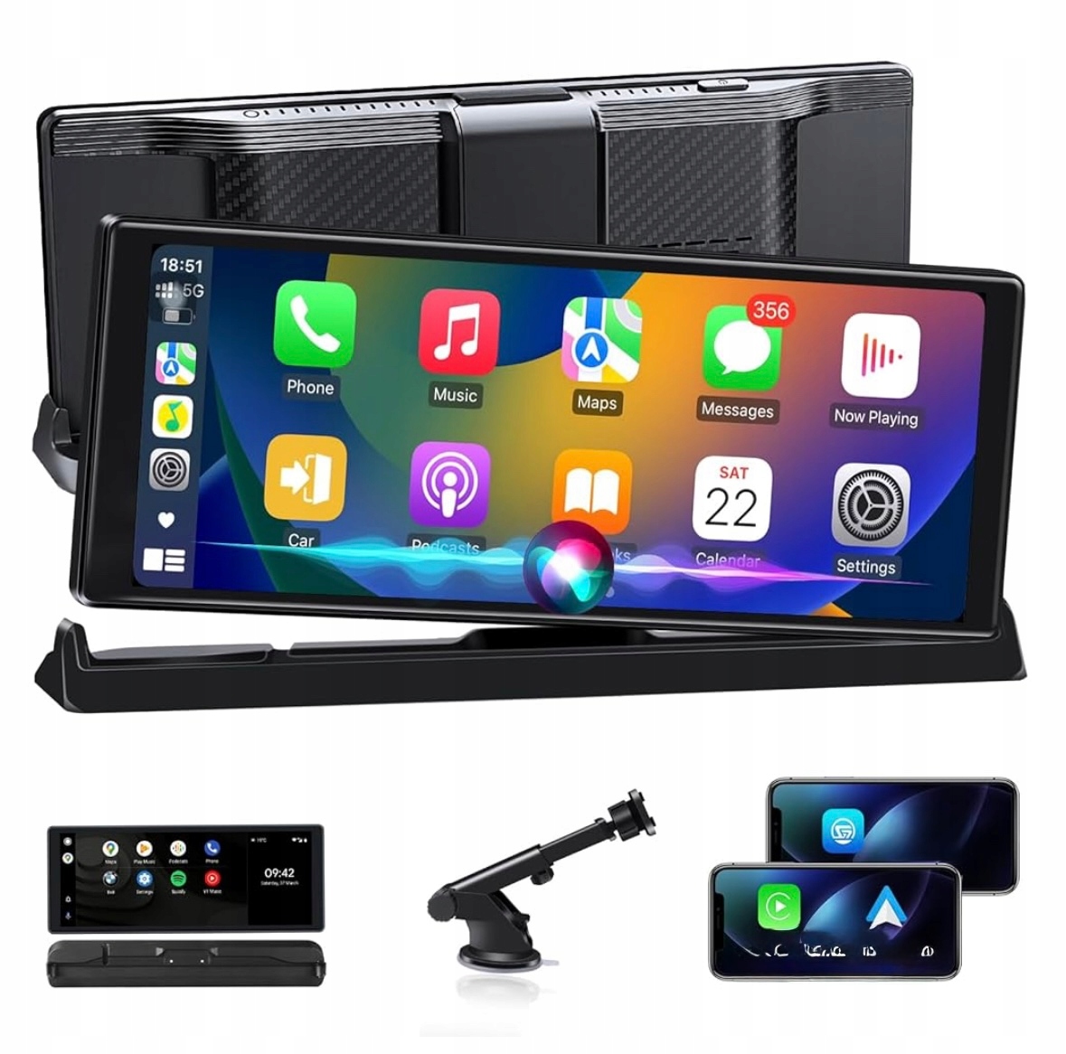 Multimediální Stanice Carplay Android Autorádio 10,26" T360d