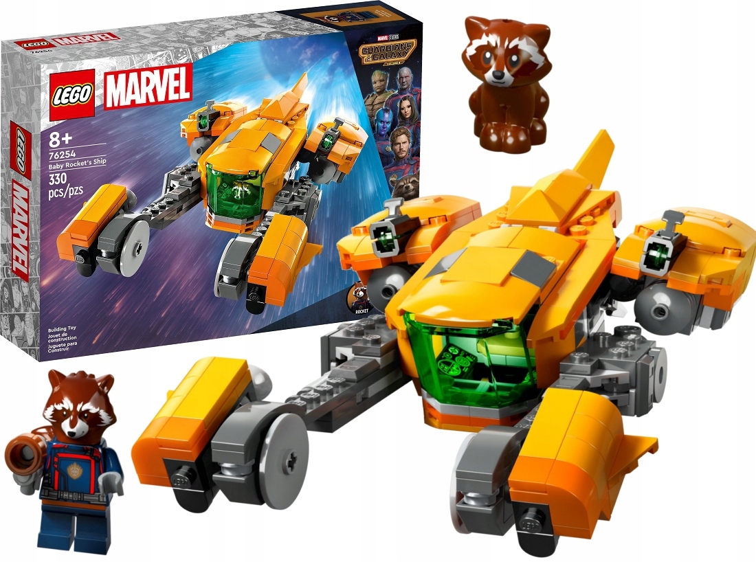 Lego Marvel Loď Malého Rocketa 76254