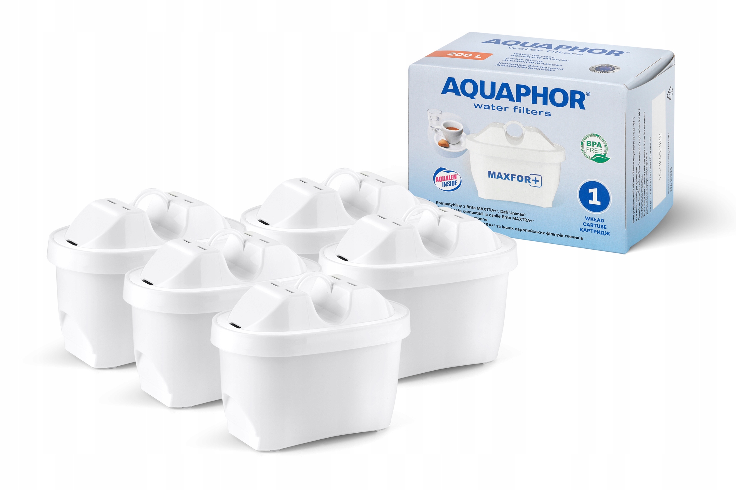 

5 szt. Wkład Filtr Aquaphor Maxfor Brita Dafi
