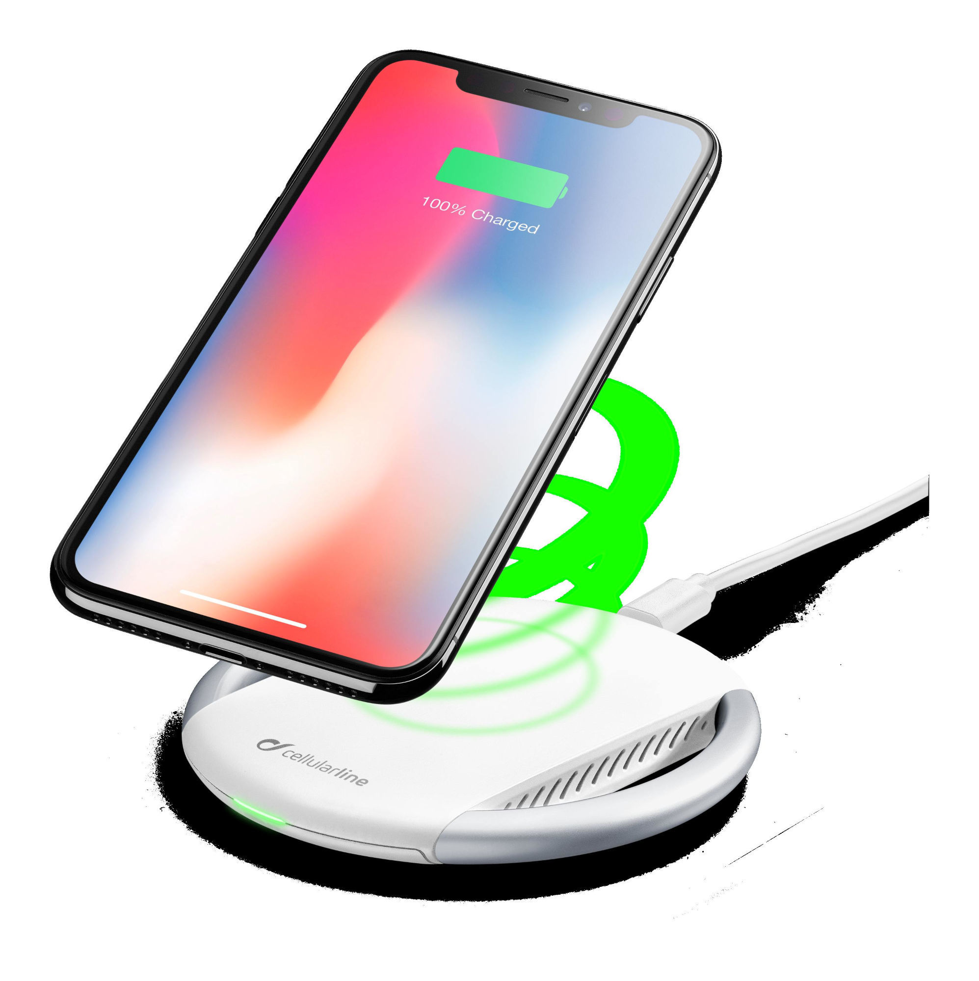 Szybka Bezprzewodowa Ładowarka Apple Qi 12W z Systemem Led