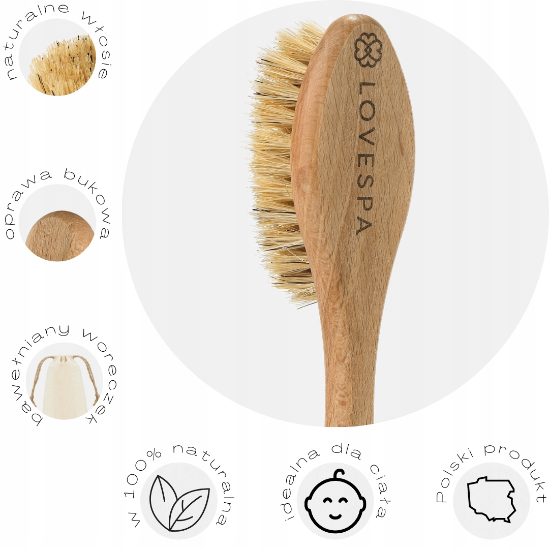 LOVESPA ZESTAW 2 SZCZOTKI KOZIE NATURALNE WŁOSIE EAN (GTIN) 5905155760524