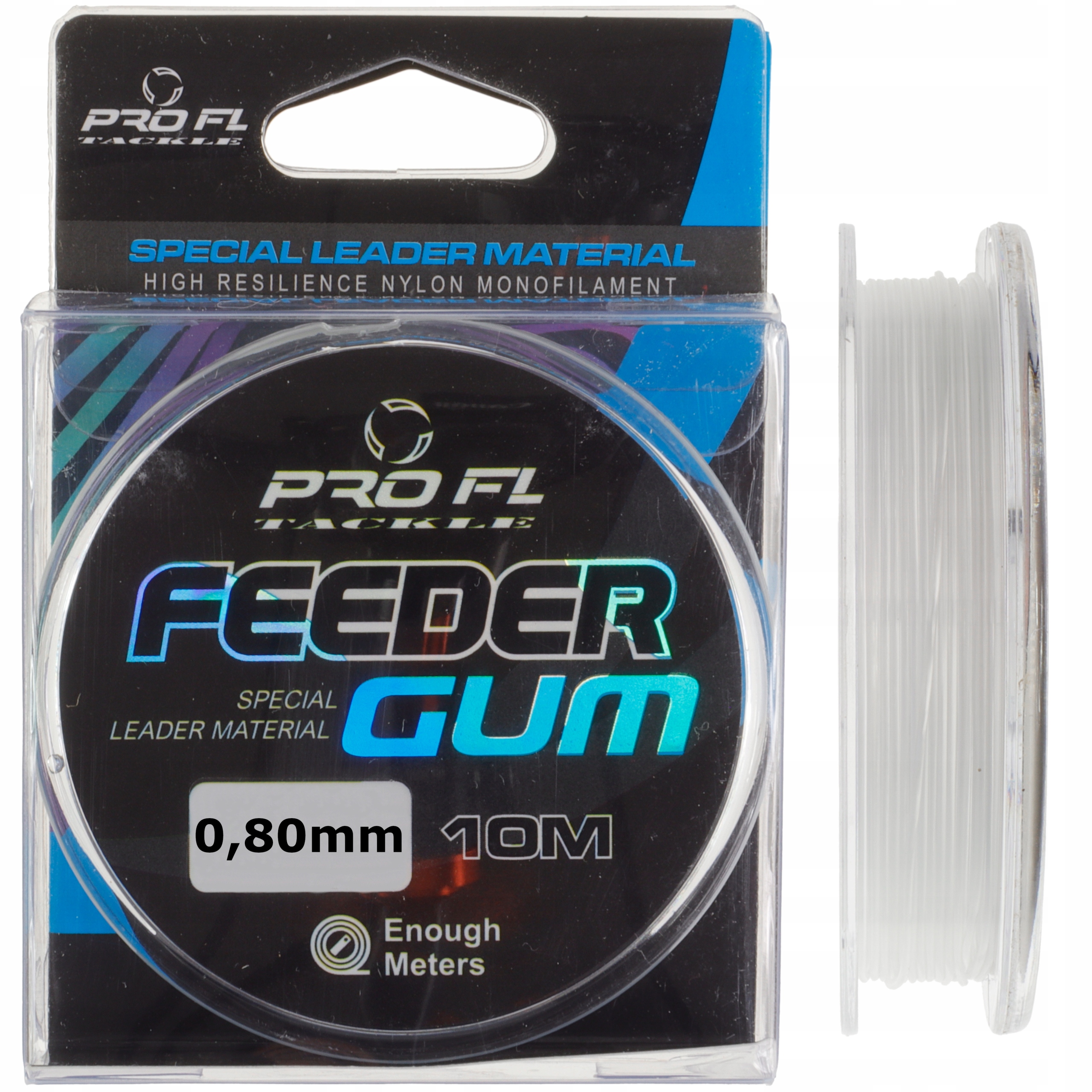 Amortyzator Feeder Guma 0,8 mm 10 m transparentna Special Leader Material