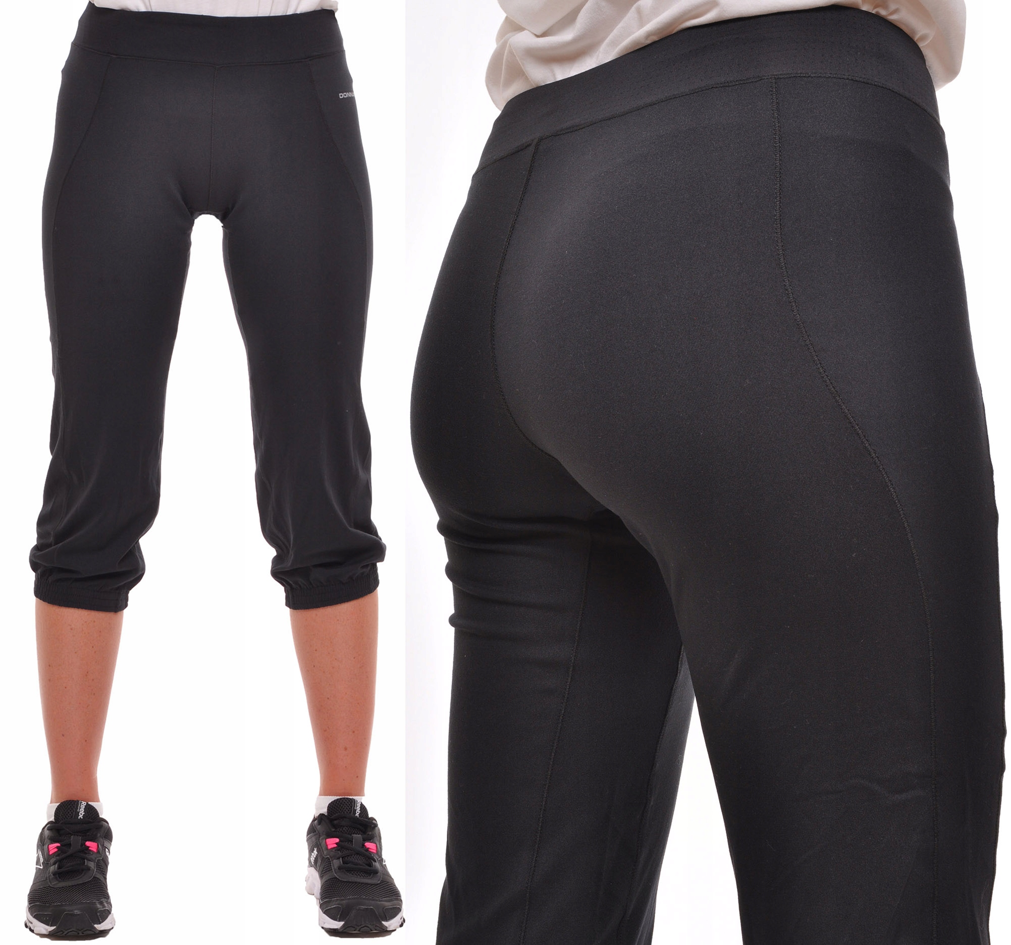 

Donnay spodnie damskie black Fitness Capri _ Xs