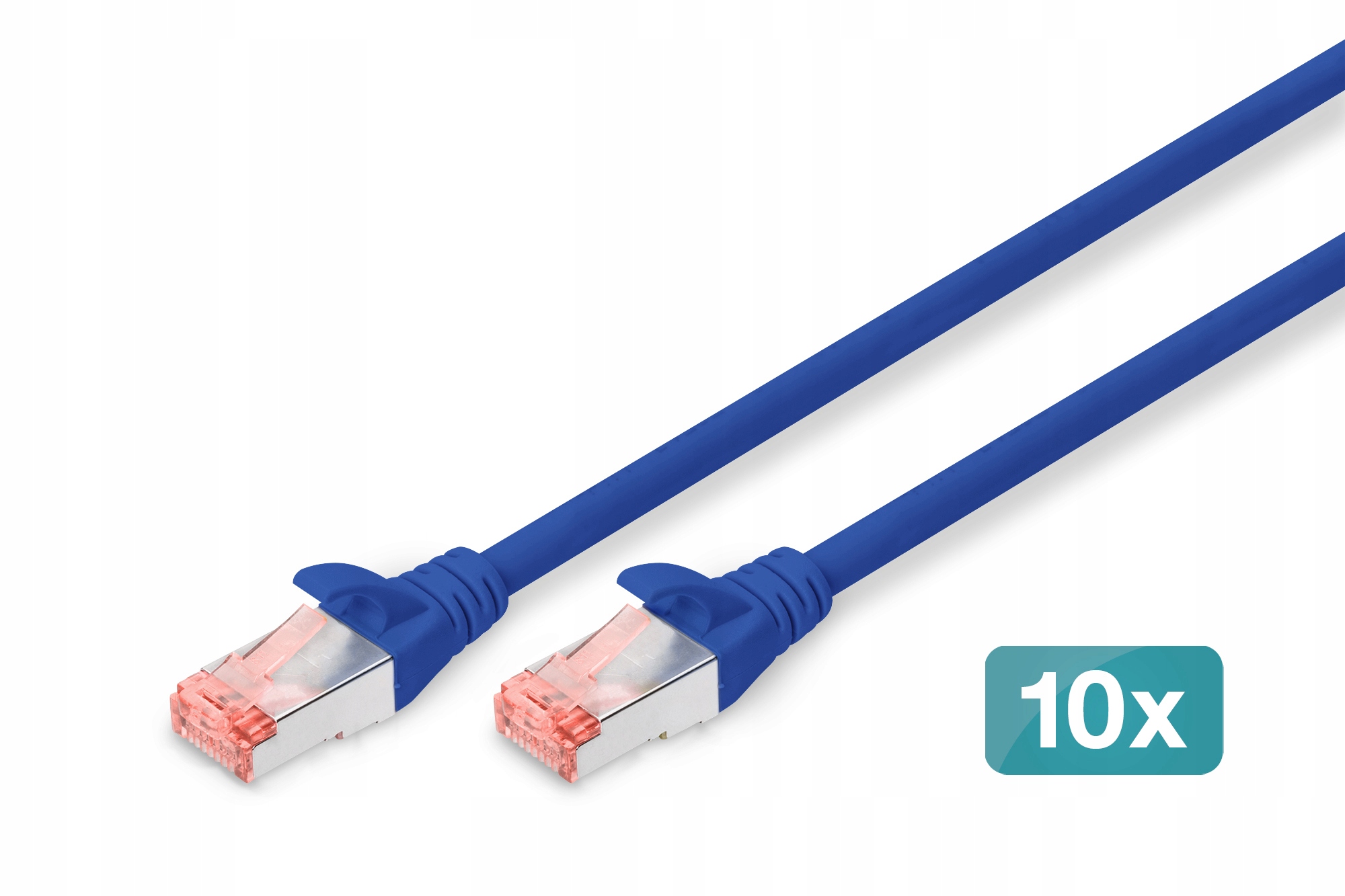 Digitus Professional kabel sieciowy 3 m Cat6 S/FTP (S-STP) Niebieski