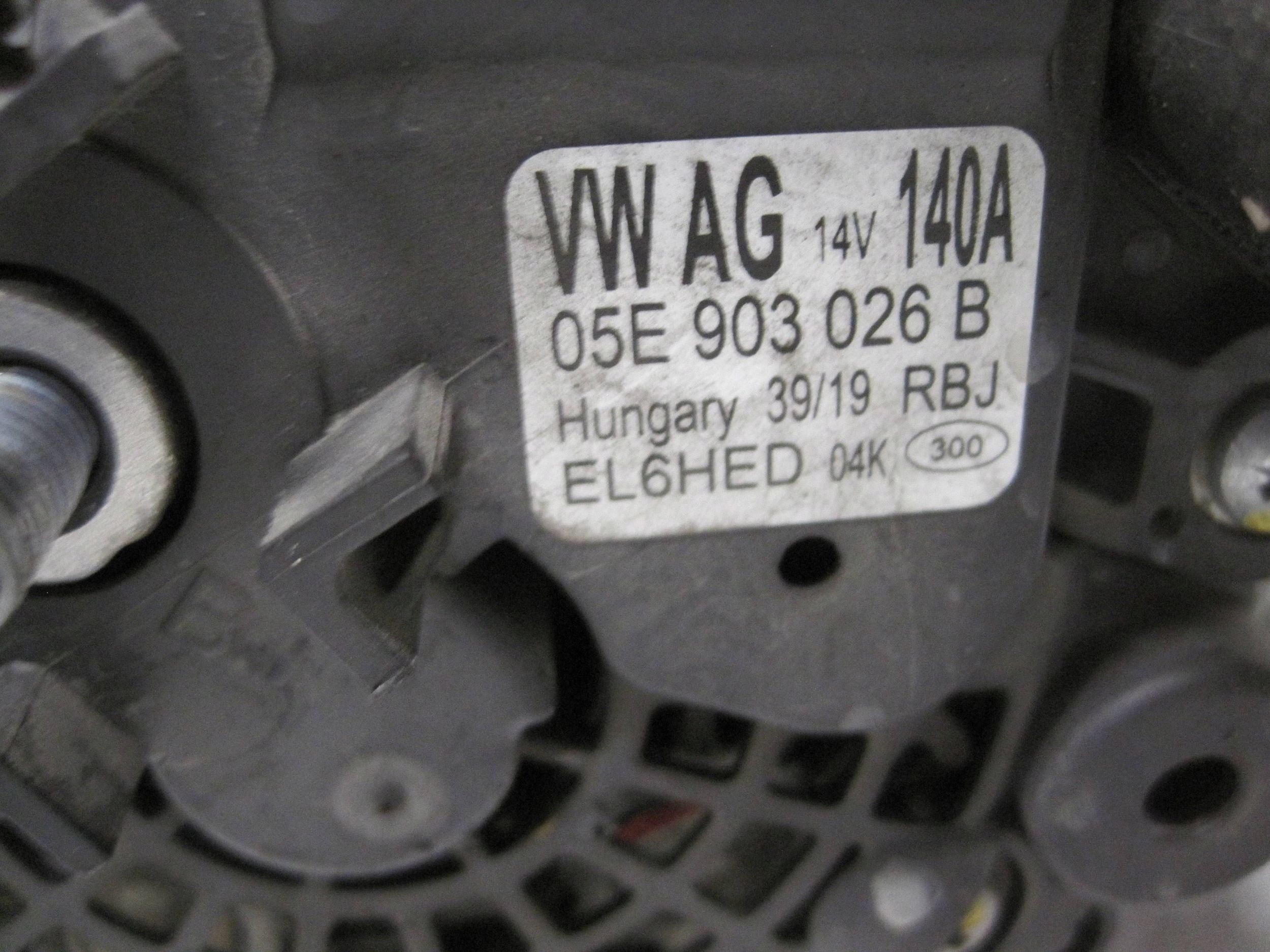 alternator Audi VW SKODA 05E903026B