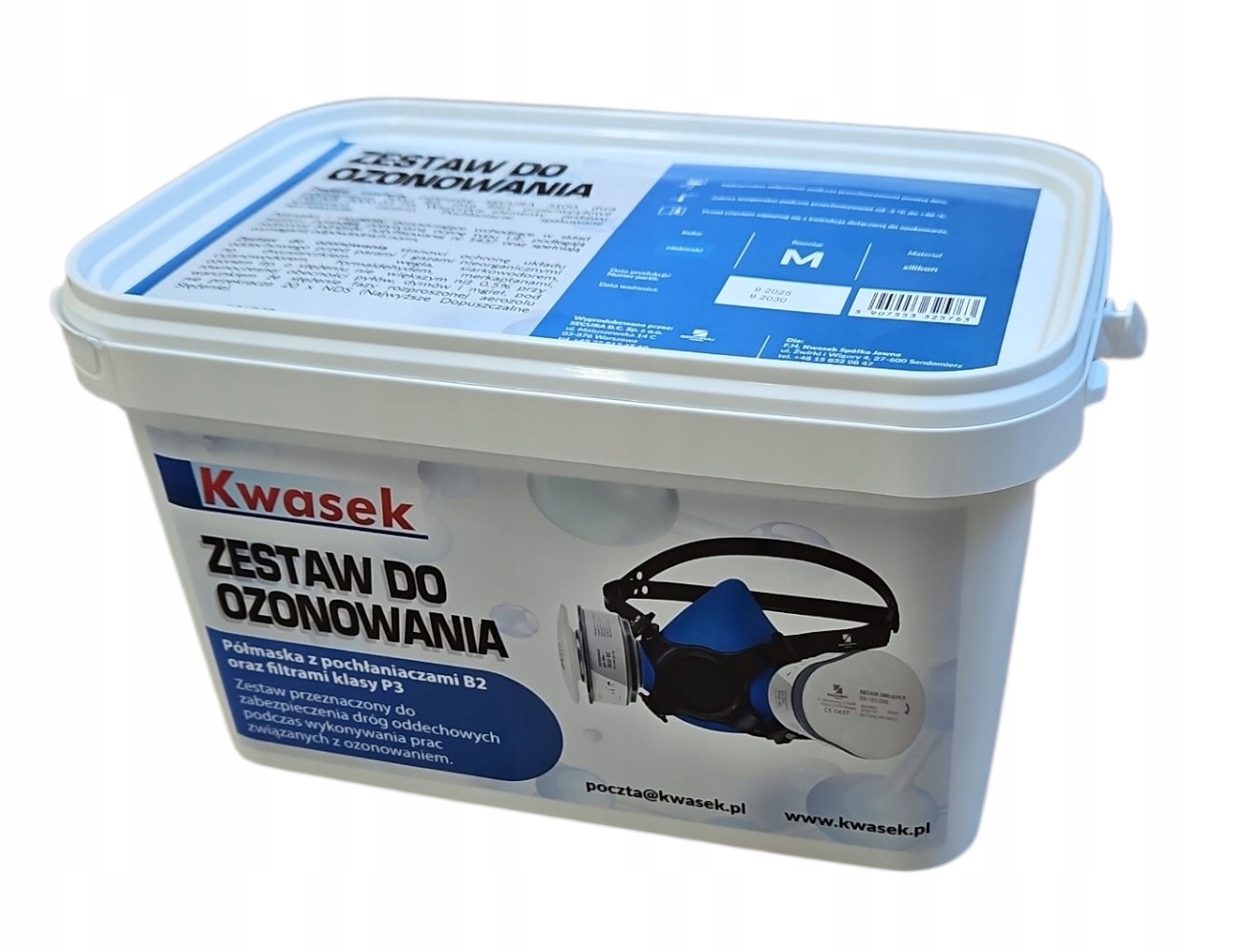 Zestaw do ochrony przed ozonowaniem Maska na ozon do ozonowania B2P3