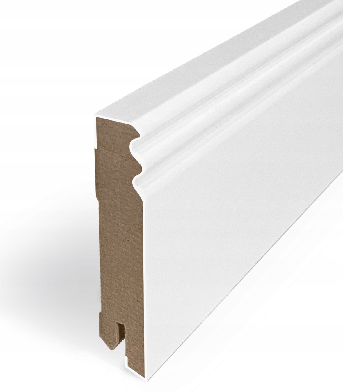 Listwa przypodłogowa MDF biała wzornik 15cm