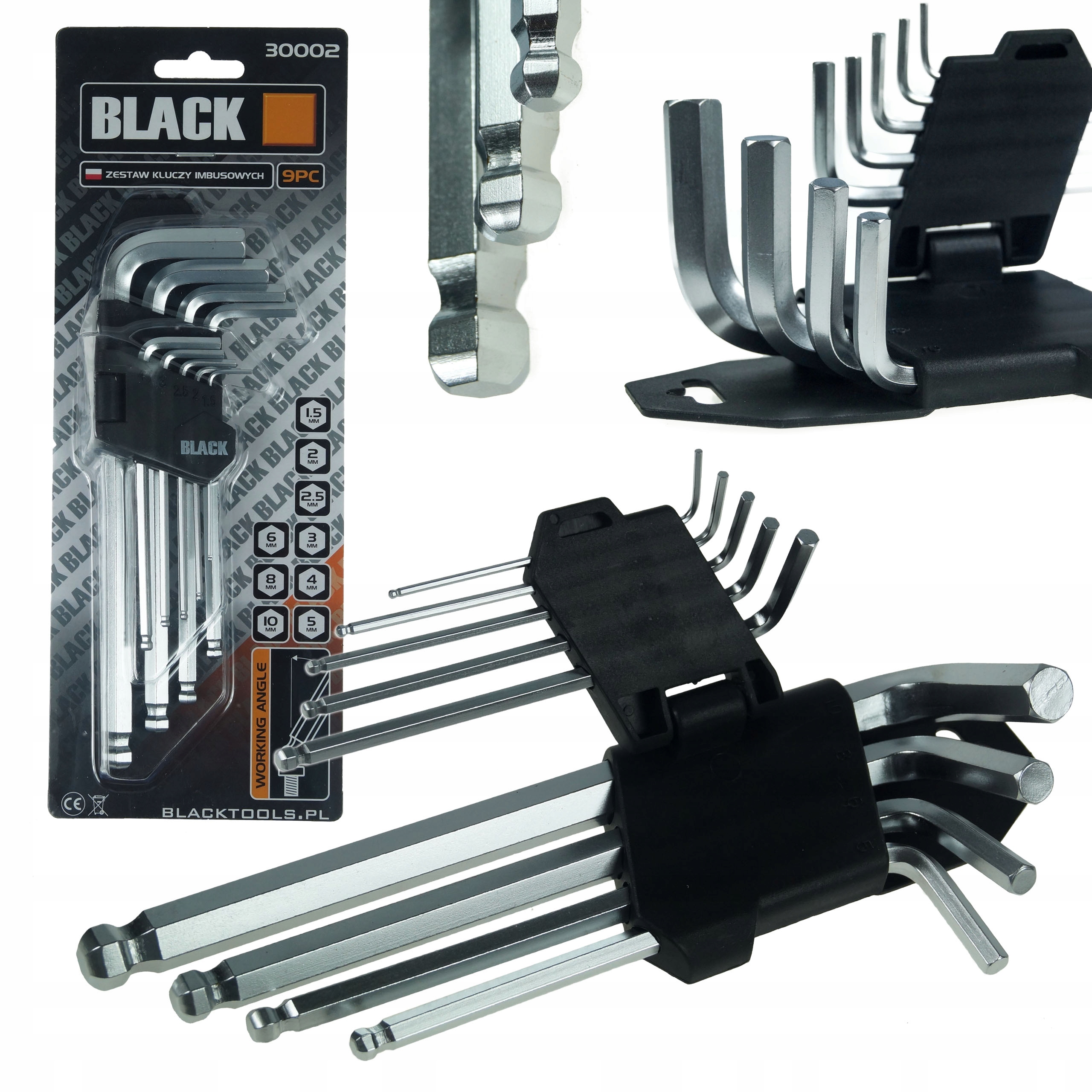 

Zestaw Kluczy Imbusowych Kulistych 9 Pc (30002)