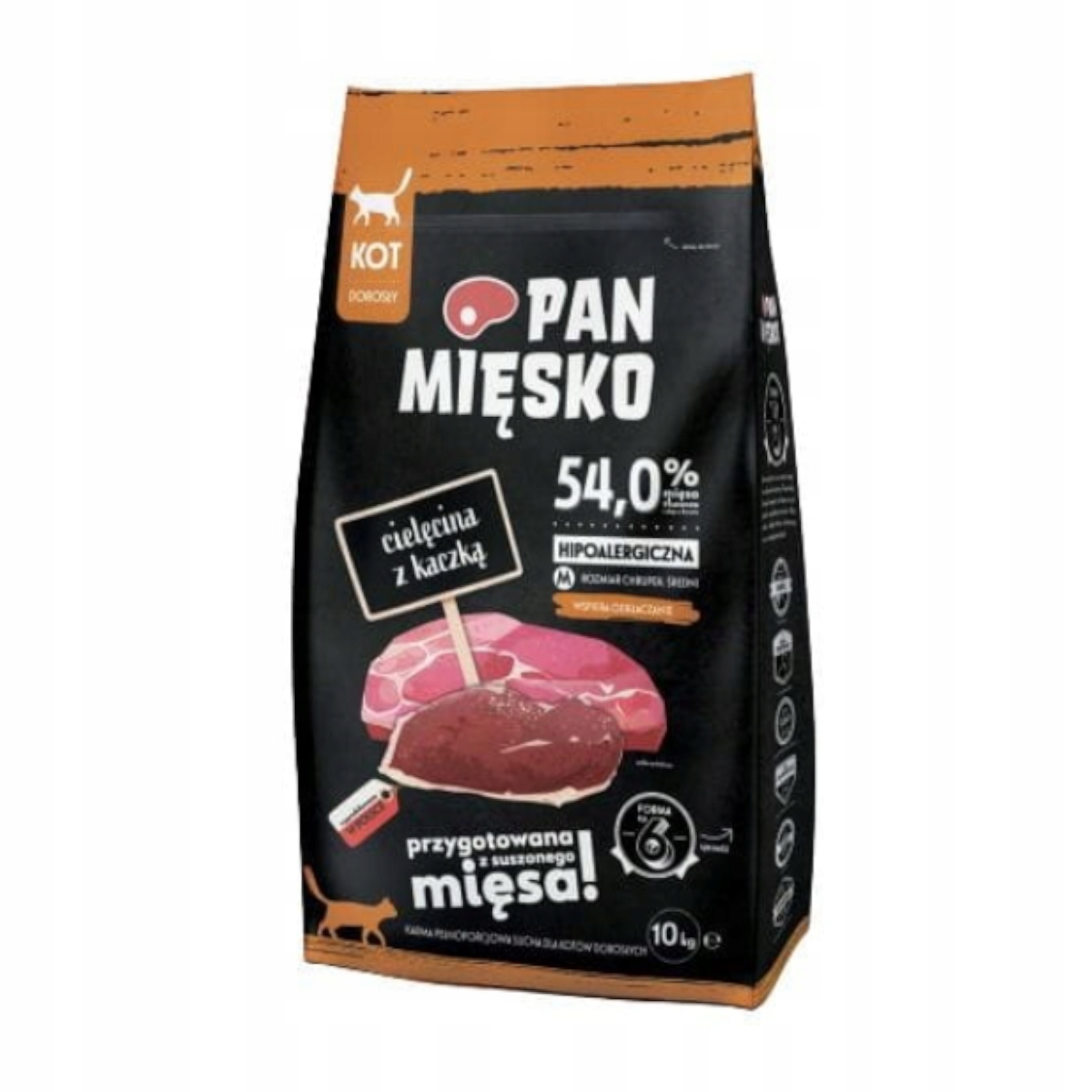 Pan Mięsko Cielęcina z Kaczką 10kg dla Kota