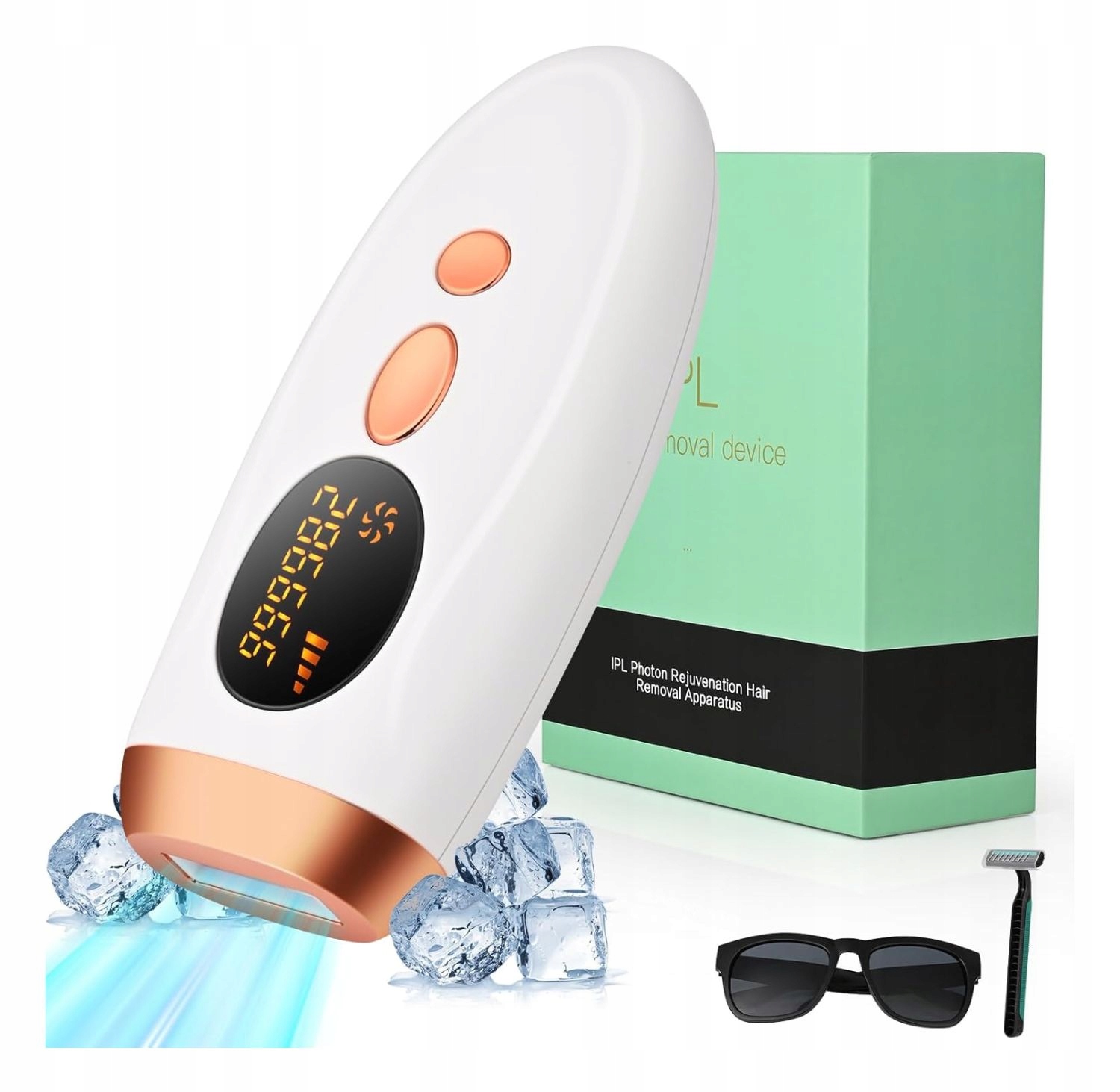 Ipl epilátor pro ženy Ipl 999999 záblesků chlazení ledem 5 úrovní