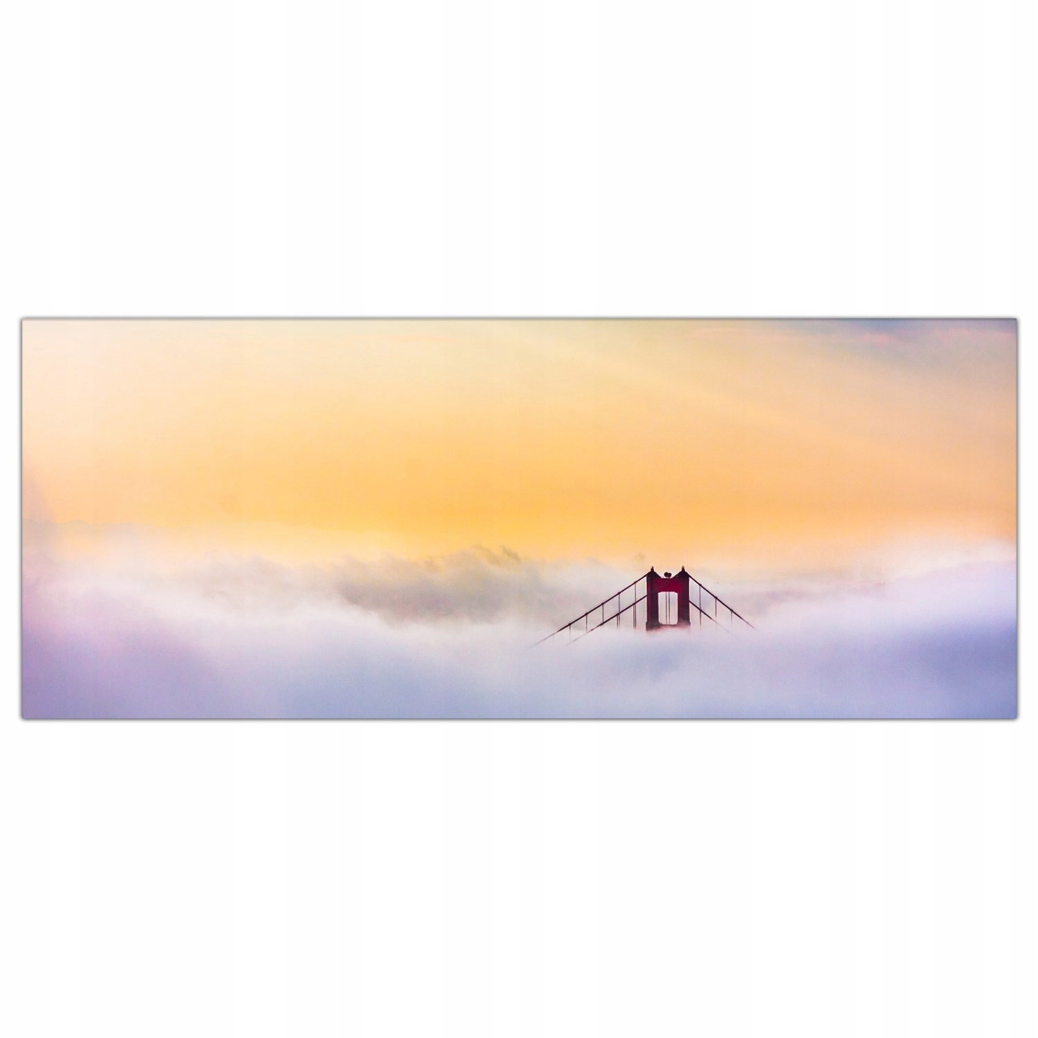 Golden Gate Most 125x50 Skleněné panely do kuchyně